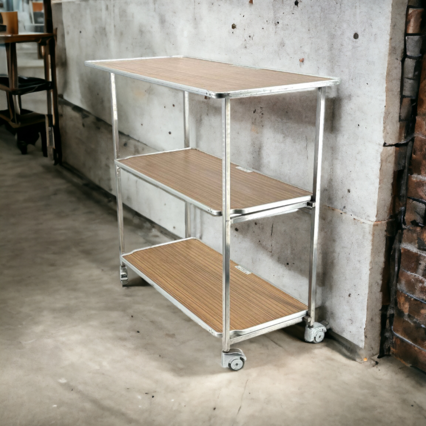 MD-83 Business Class Folding Service Trolley | Lermer Aviation | Vintage Galley Cart