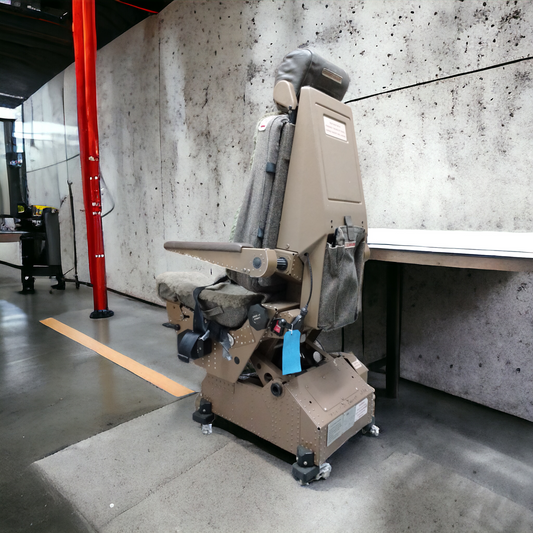 Boeing 777 British Airways G-ZZZA Co Pilot Seat IPECO Sir Frank Whittle | Original Flight Deck Seat | Office Desk Chair | Worldwide Shipping