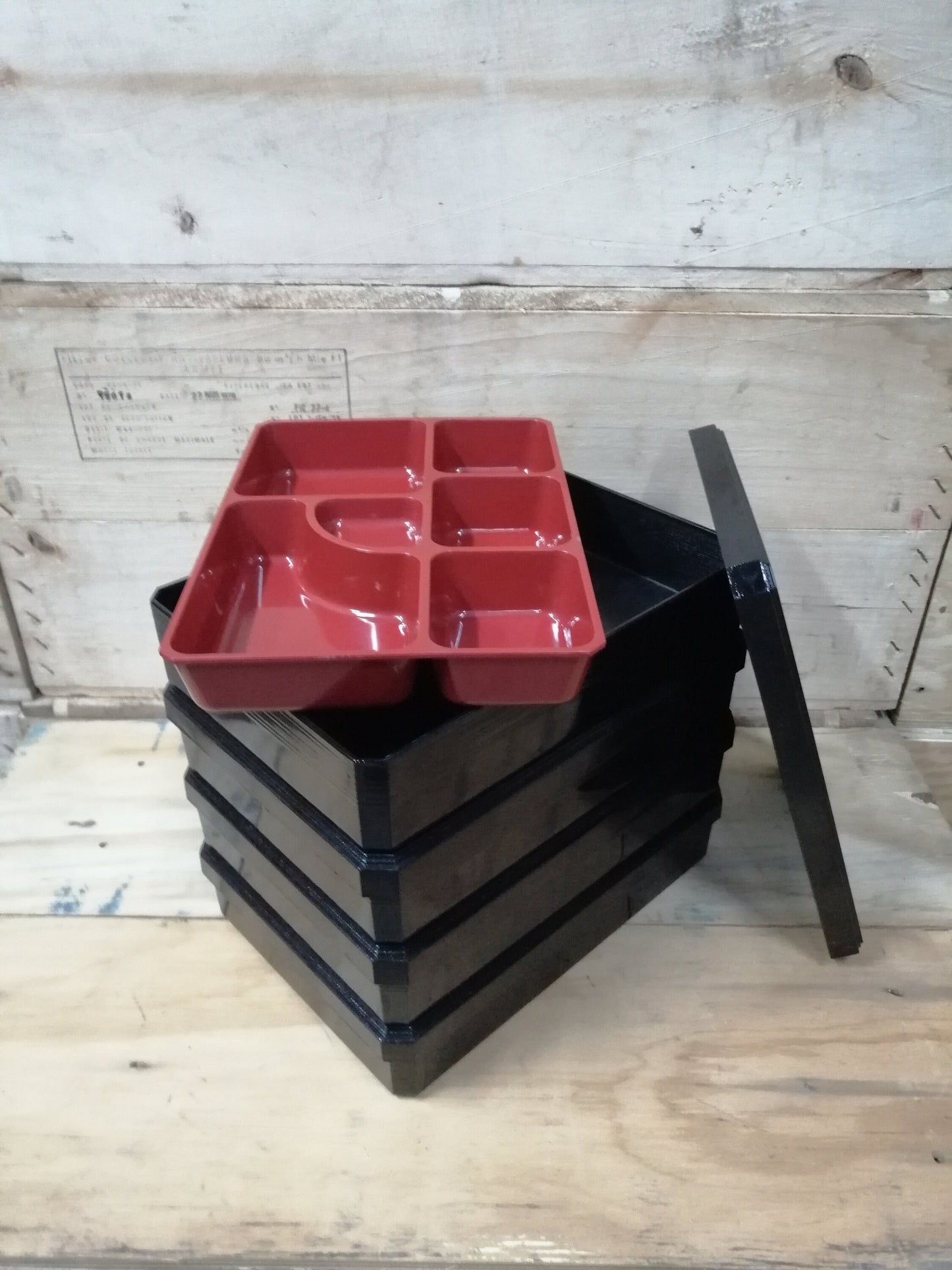 4 x Airline NEW Bento Box Airplane Food Service Box Sushi Box Asian Style PLL LOT