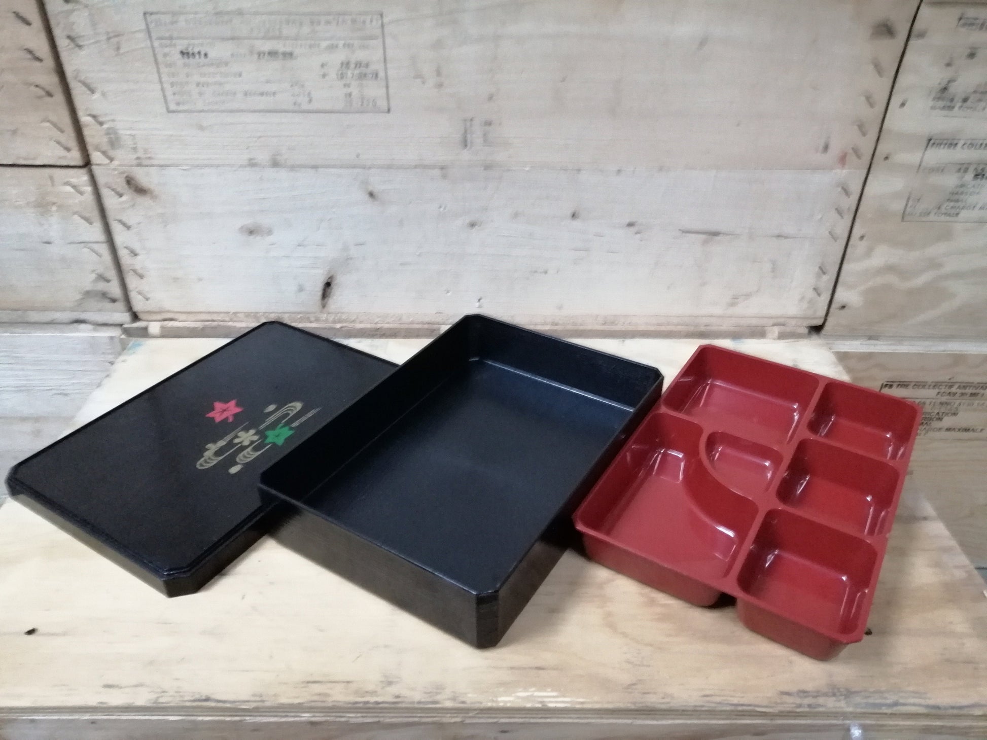4 x Airline NEW Bento Box Airplane Food Service Box Sushi Box Asian Style PLL LOT
