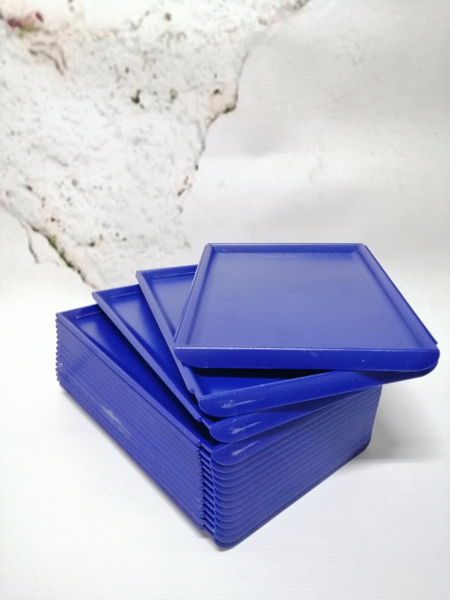Lot of 5 Airline Serving Trays Catering Trays for Airline Galley Carts Trolleys Airplane Boxes Containers - Air Pullmantur - ATLAS