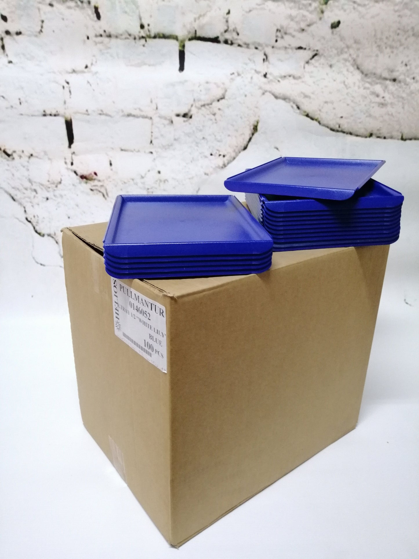 Lot of 5 Airline Serving Trays Catering Trays for Airline Galley Carts Trolleys Airplane Boxes Containers - Air Pullmantur - ATLAS