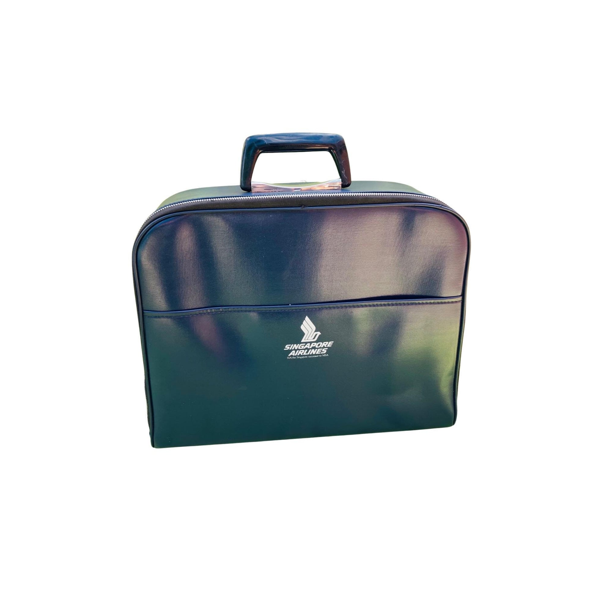 Singapore Airlines Origina Pilot Leather Case 1960s Made Only for Pilots Aviation Bag Flight Crew Bag Pilot Gift SIN