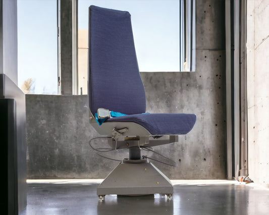 Aircraft Seat DC10 MD11 Flight Deck Chair | Office Desk Chair | Upcycled Aviation Furnitures