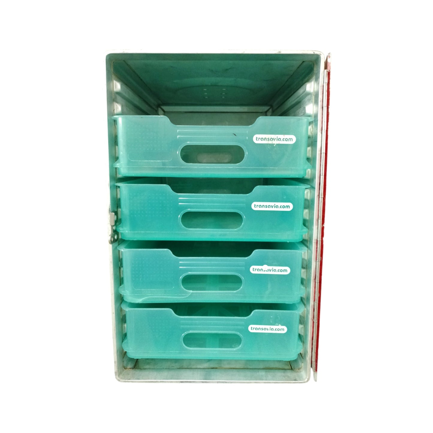 Transavia Airline Container, Aircraft Box, Airplane Unit Cabinet, KSSU Standard, Industrial Design 4 Original Drawers