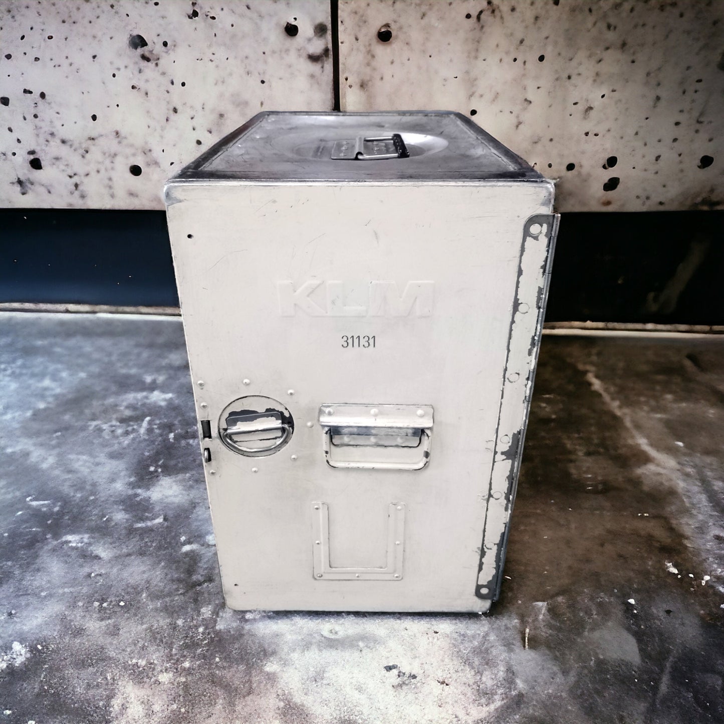 KLM Airline Container, Aircraft Storage Galley Box, Airplane Unit , Aviation Cabinet, Nighstand