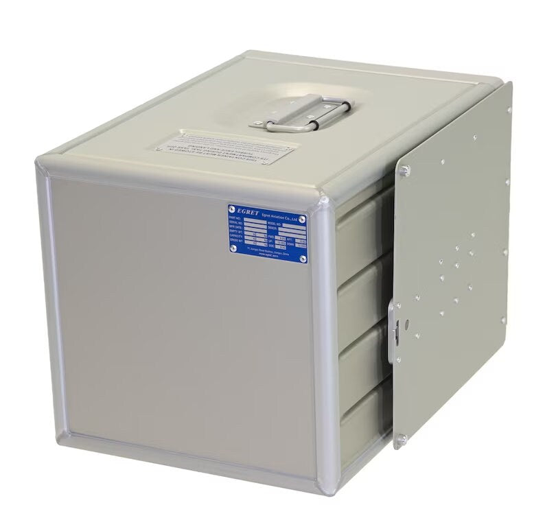 Brand New Airline Galley Storage Box as Side Table, Storage Cabinet, Aviation Design