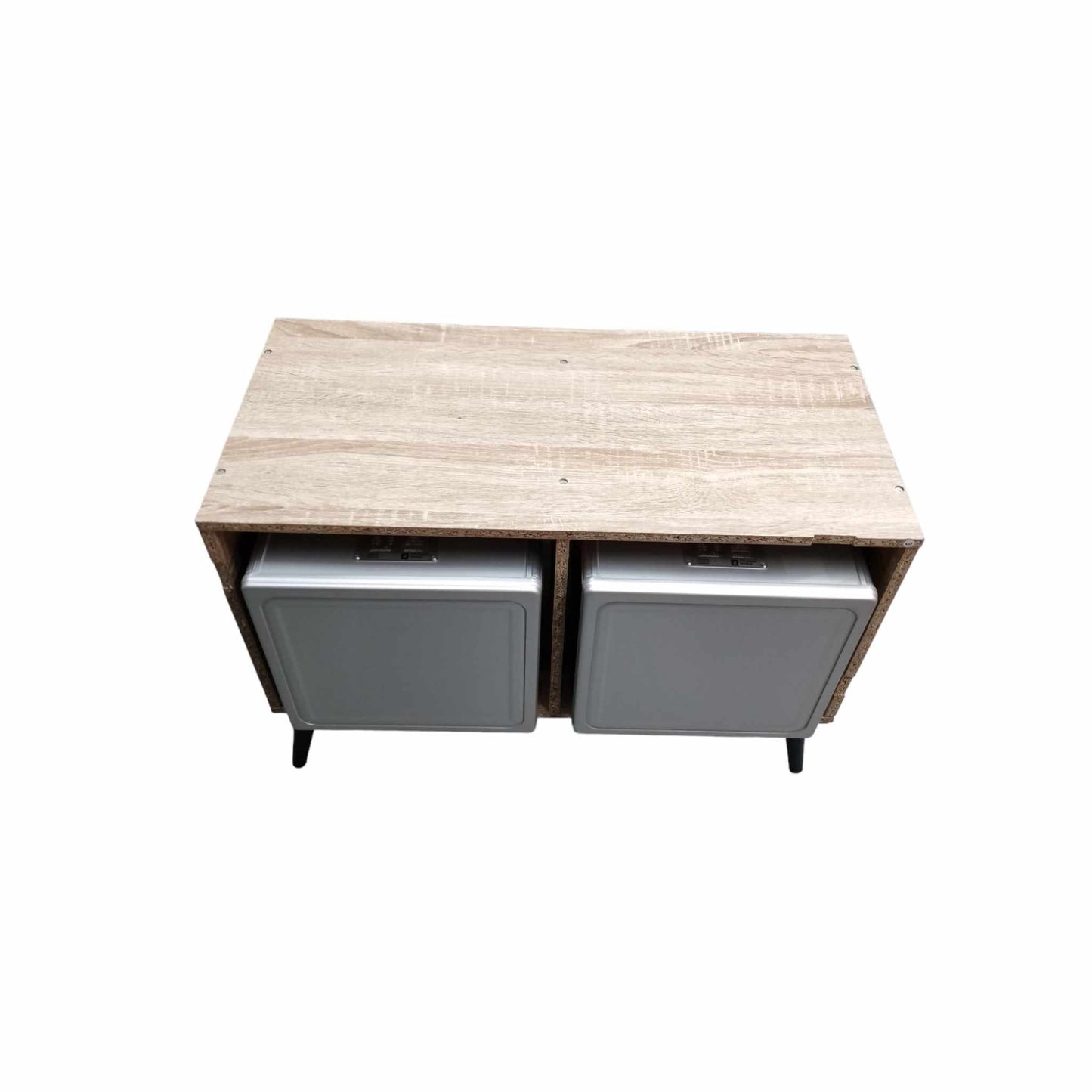Aviation Console Table Cabinet with Brand New Aircraft Galley Storage Containers Air Italy Korita
