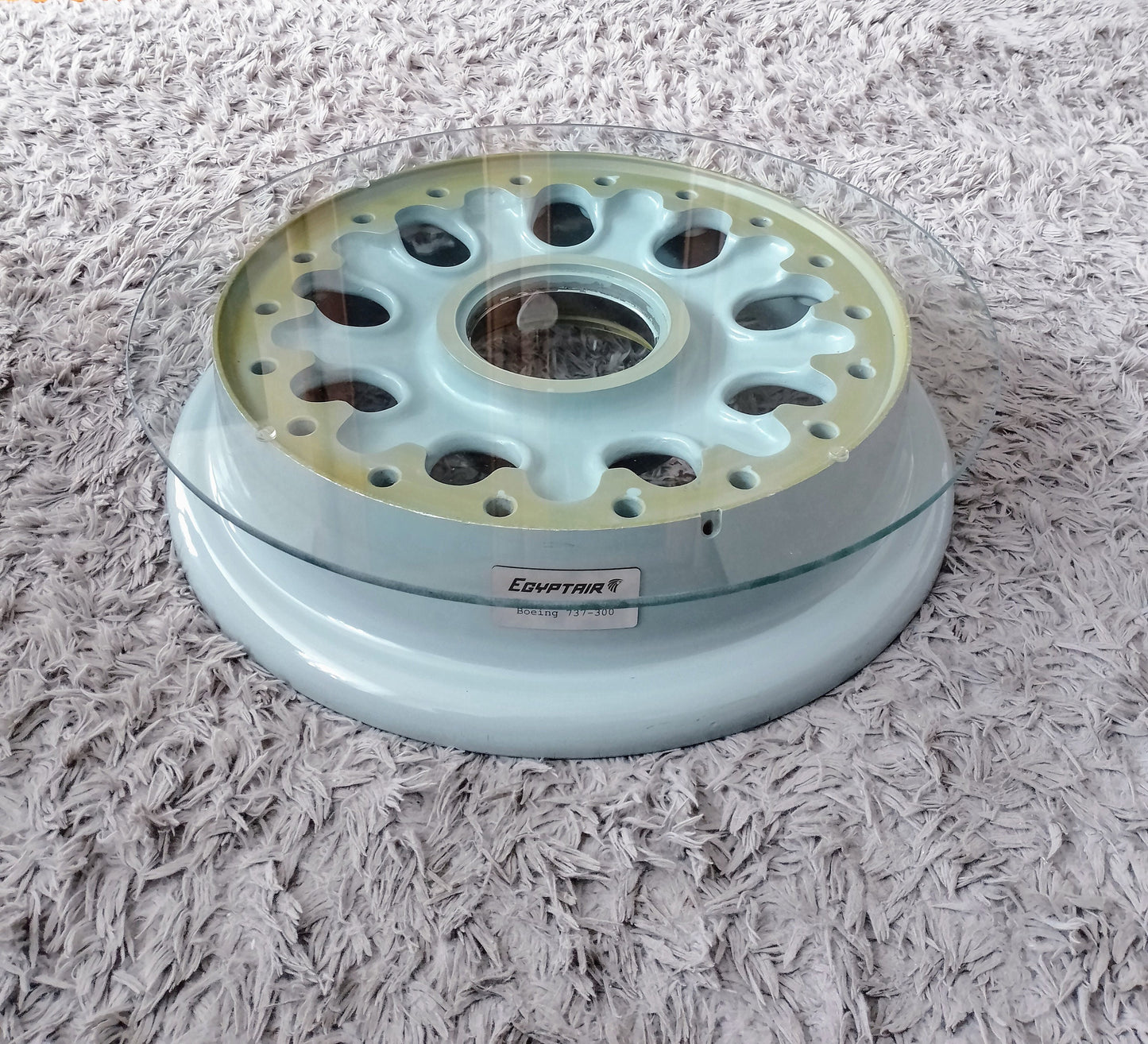 Boeing 737-300 Aircraft Main Wheel Ex EgyptAir Upcycled Table Coffee Table