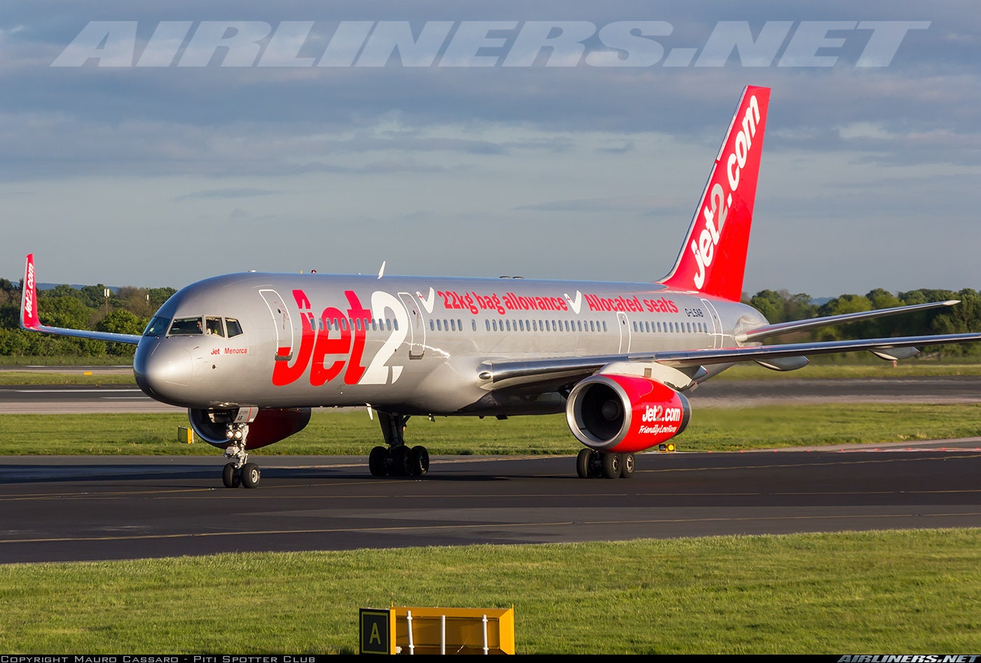 Boeing 757 Jet2 G-LSAB Aircraft Part – Aviation Decor Stand