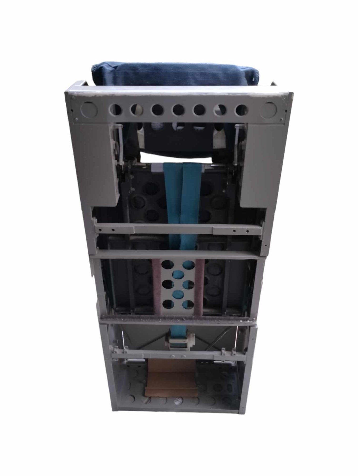 Boeing 747 KLM Royal Dutch Airlines Authentic Cabin Crew Jump Seat Flight Attendant Seat