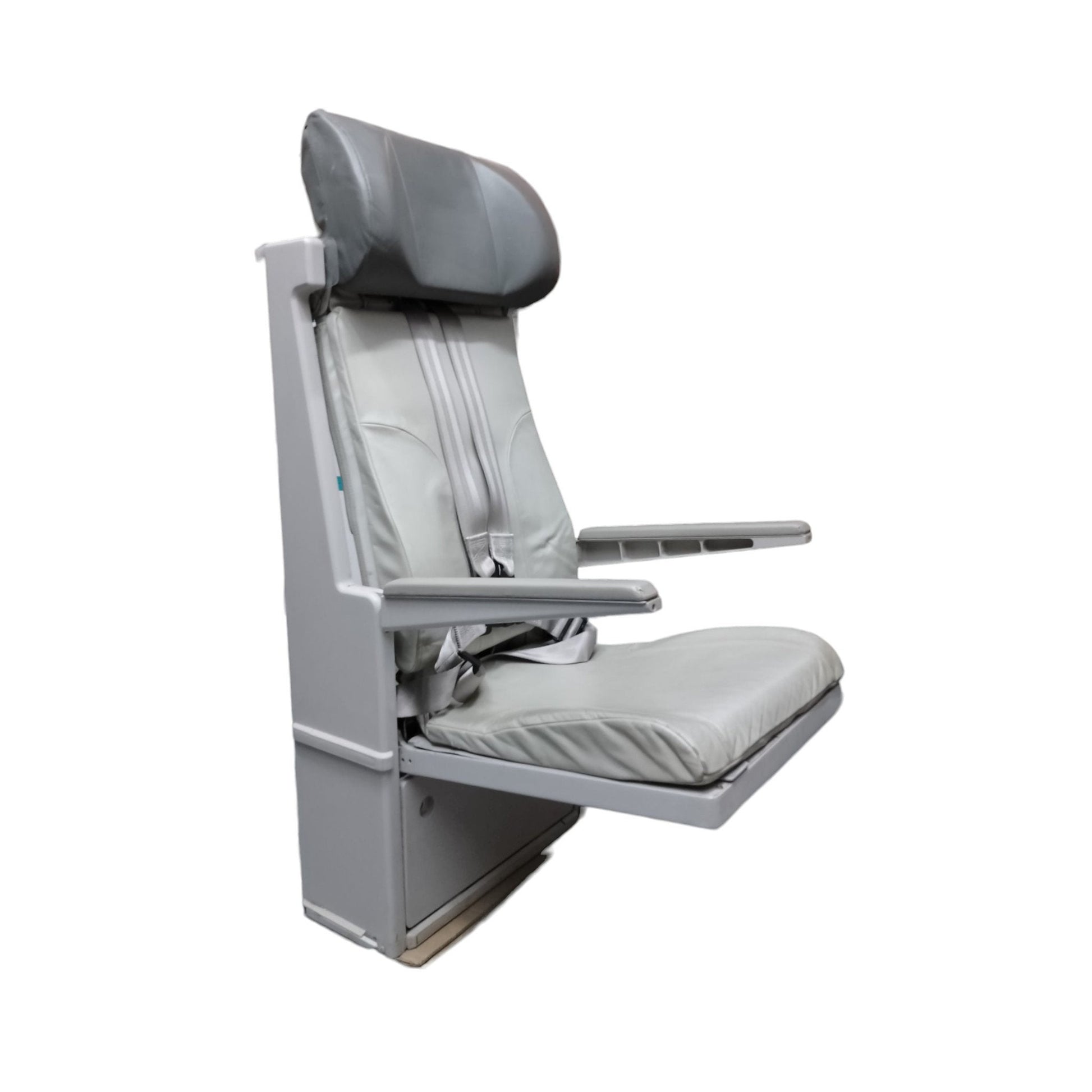 Airbus A340 Air Mauritius 3B-NBE Cabin Crew Jump Seat Flight Attendant Seat