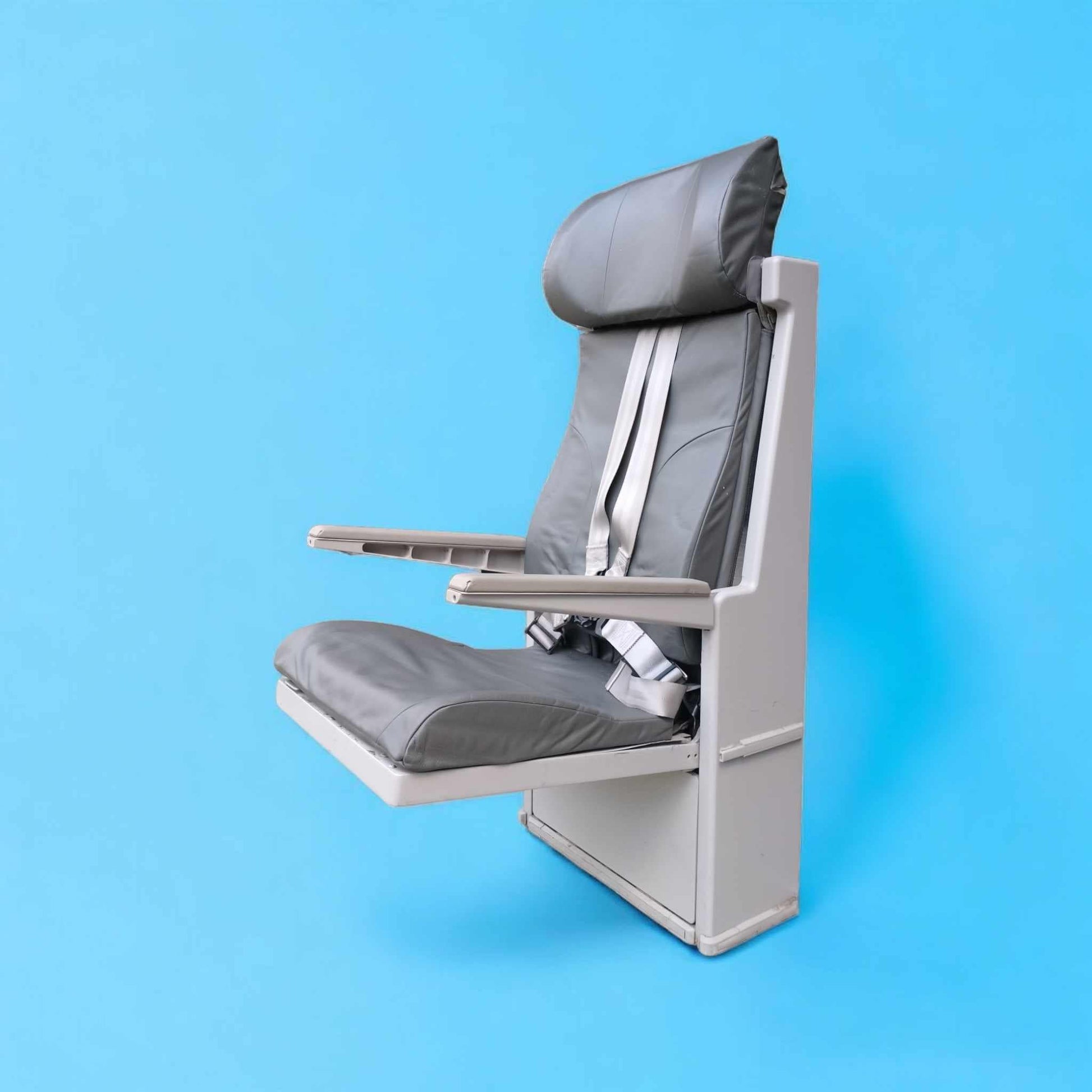 Airbus A340 Air Mauritius 3B-NBE Cabin Crew Jump Seat Flight Attendant Seat