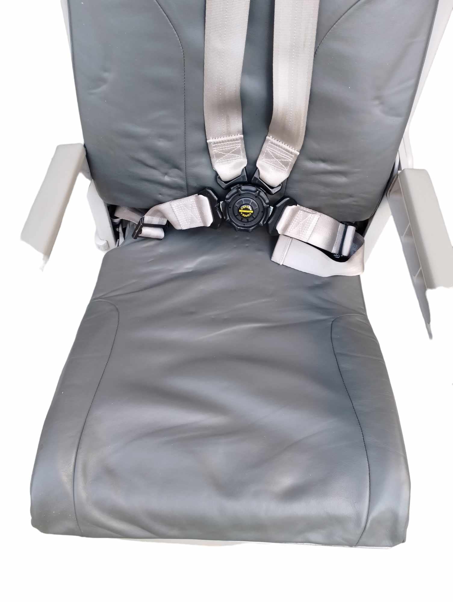 Airbus A340 Air Mauritius 3B-NBE Cabin Crew Jump Seat Flight Attendant Seat