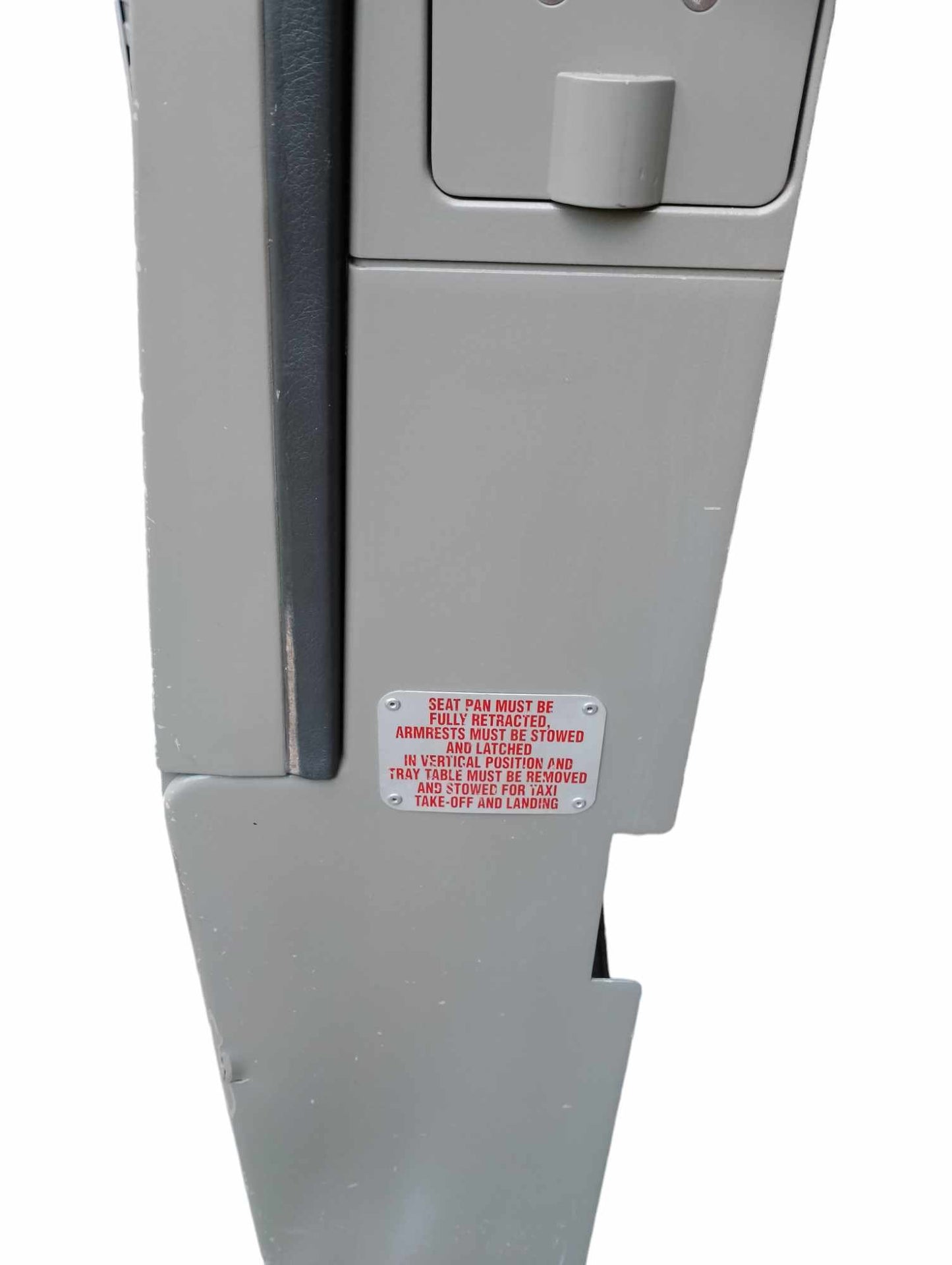 Boeing 747 KLM Royal Dutch Airlines Authentic Cabin Crew Jump Seat Flight Attendant Seat