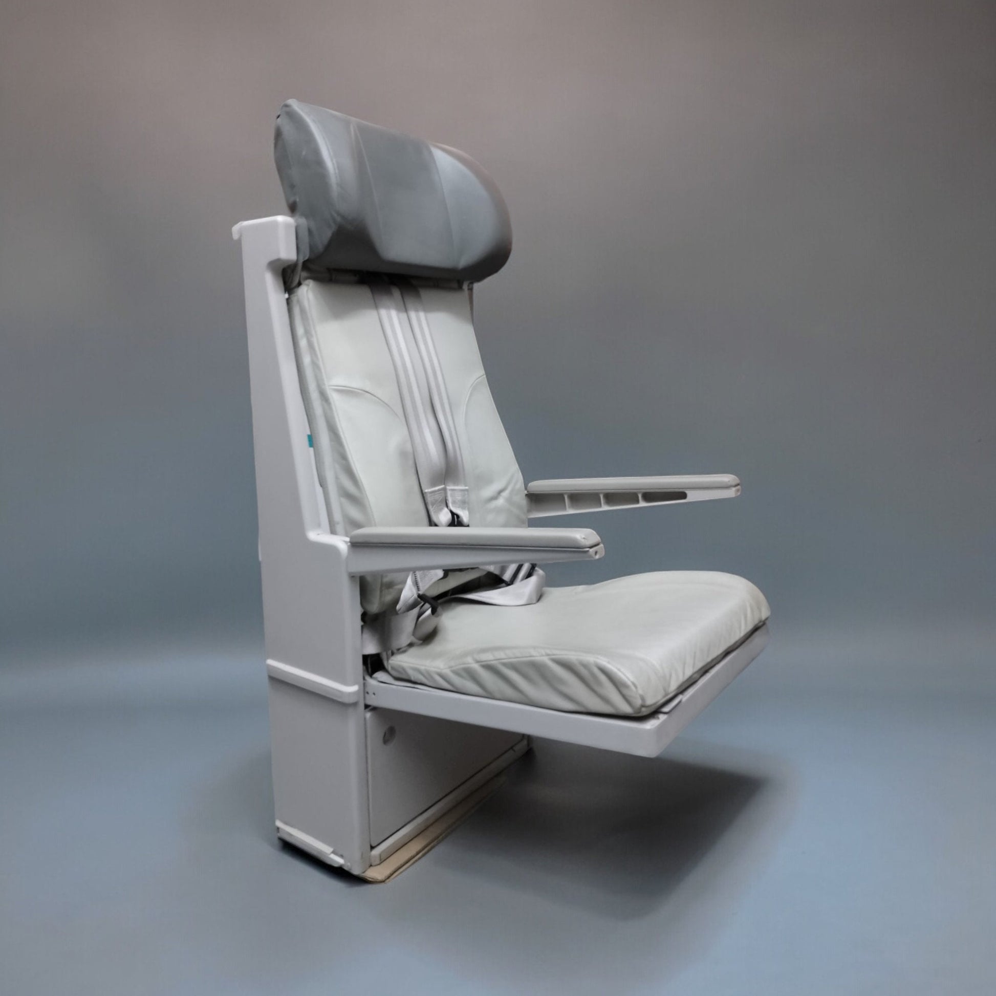 Airbus A340 Air Mauritius 3B-NBE Cabin Crew Jump Seat Flight Attendant Seat