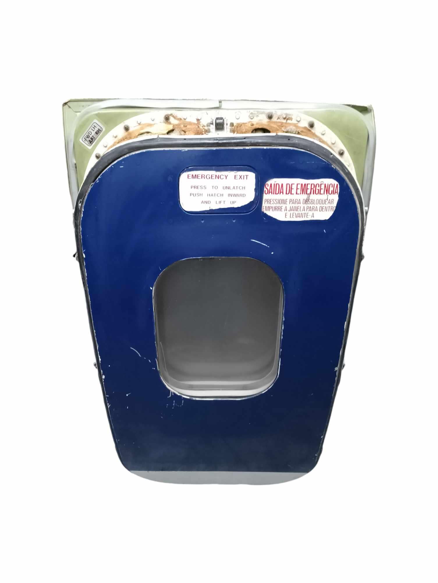 Boeing 737 Emergency Exit Door Varig Airlines Aircraft Part Aviation Collectible Industrial Decor Original Plane Overwing Door