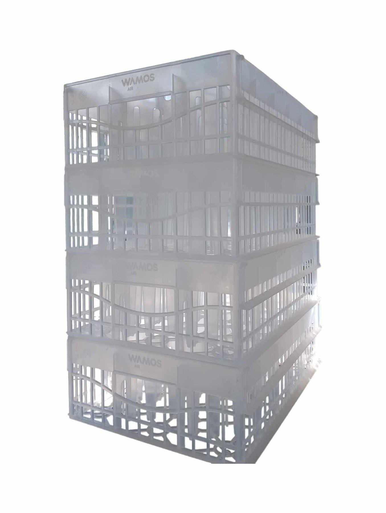 4 Wamos Air, ATLAS Airline Storage Drawers, Airline Racks for Glass, Cans, Bottles for Airline Trolley, Airplane Cart, Airline Containers