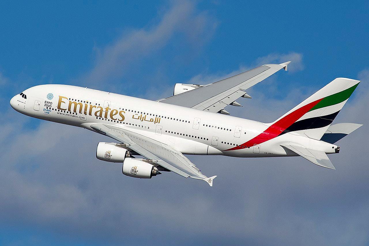 Emirates Airbus A380 Original Safety Belt Keychain Keyring Aviation Tag