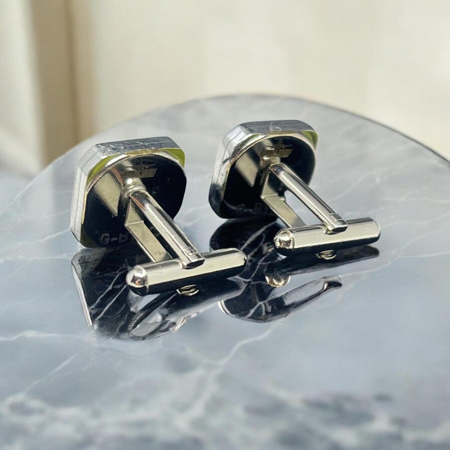 Aircraft Fuselage Cufflinks British Airways G-BYGC Boeing 747-400 BOAC Chelsea Rose Speedbird
