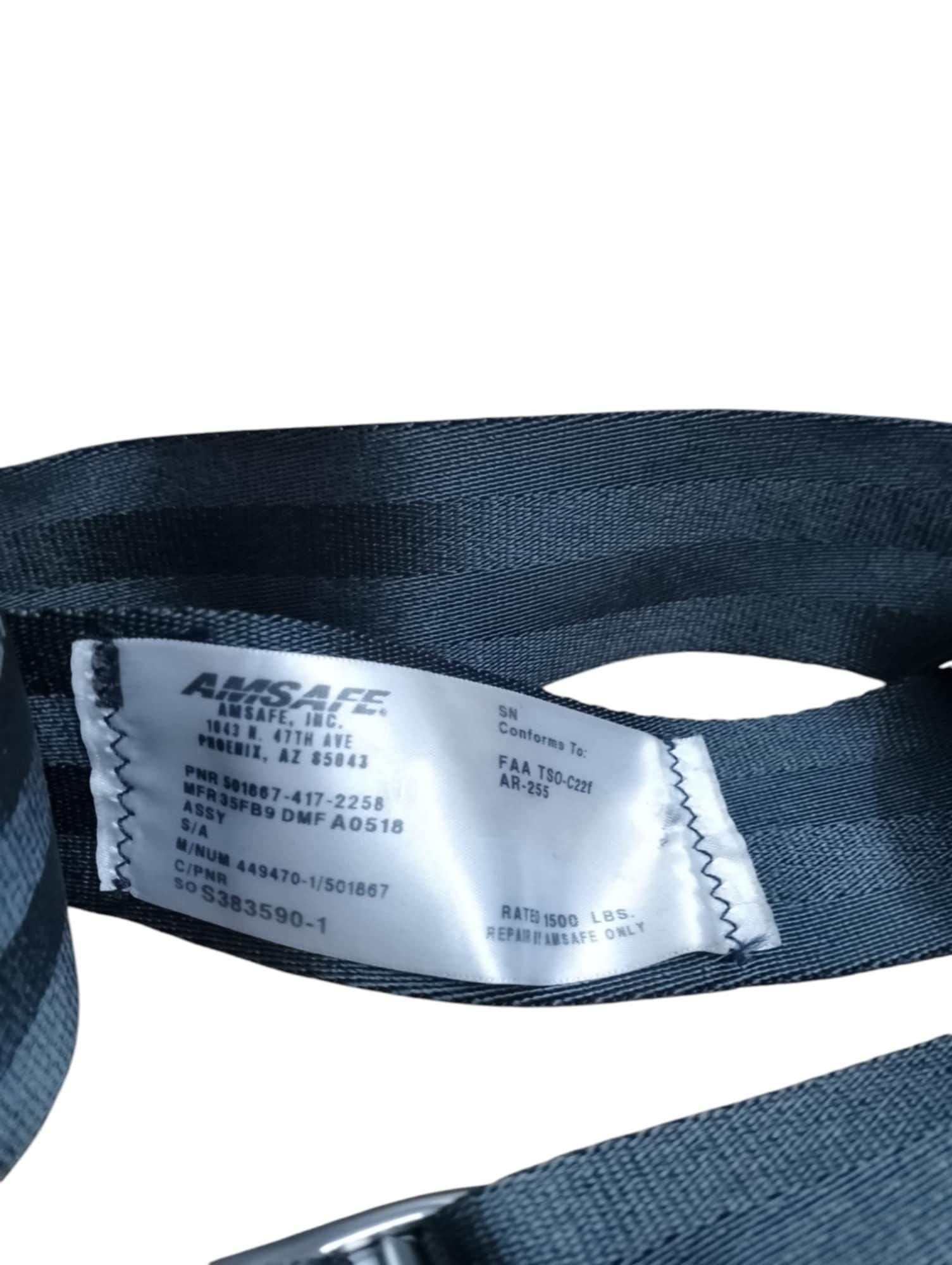Boeing 757 Jet2 Flight Attendant Seat Belt Harness | Aircraft Restraint Assy | Aviation Collectible | G-LSAB | Cabin Crew Memorabilia