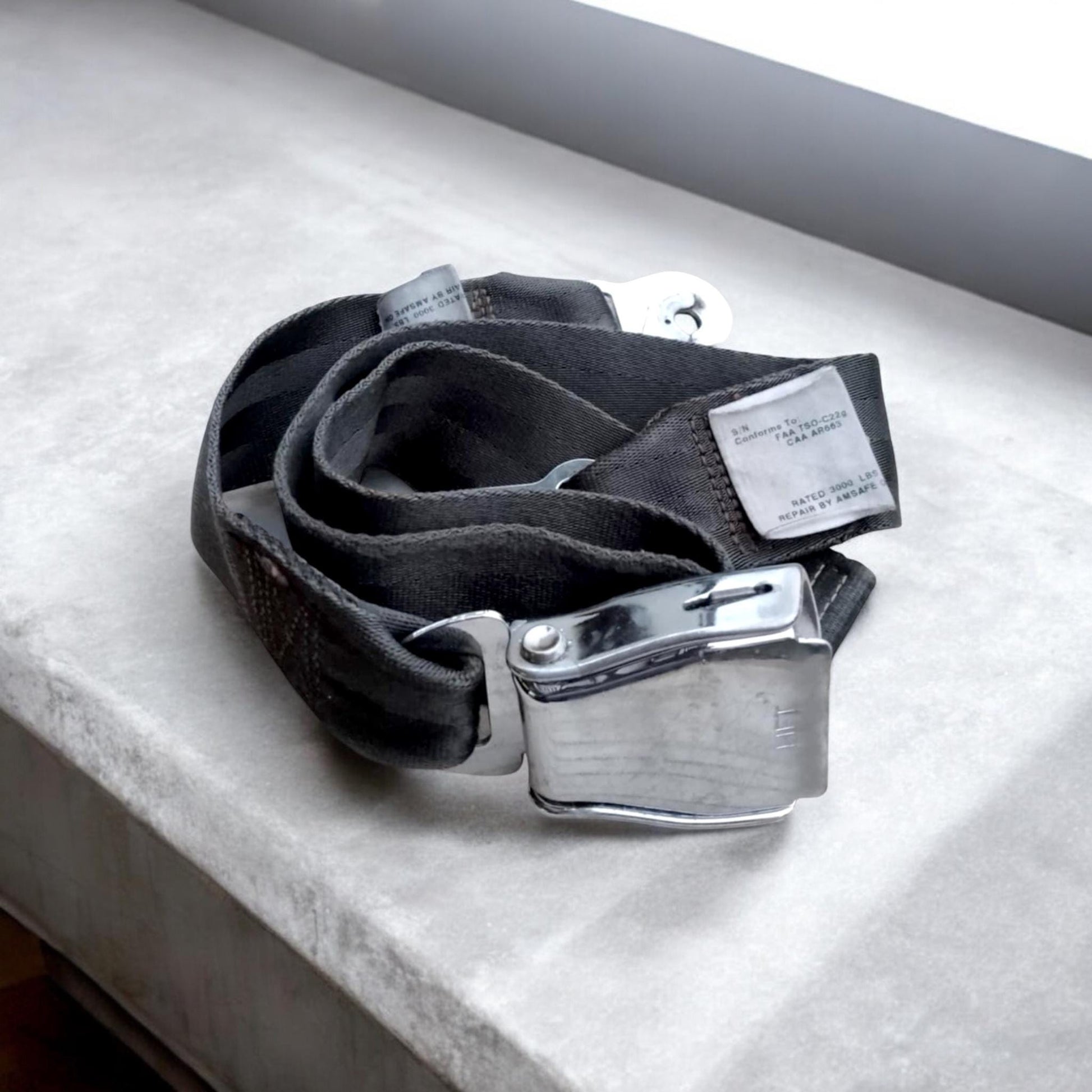 Authentic Boeing 747 Seatbelt – Virgin Atlantic G-VXLG | Aviation Collectible | Aircraft Safety Belt