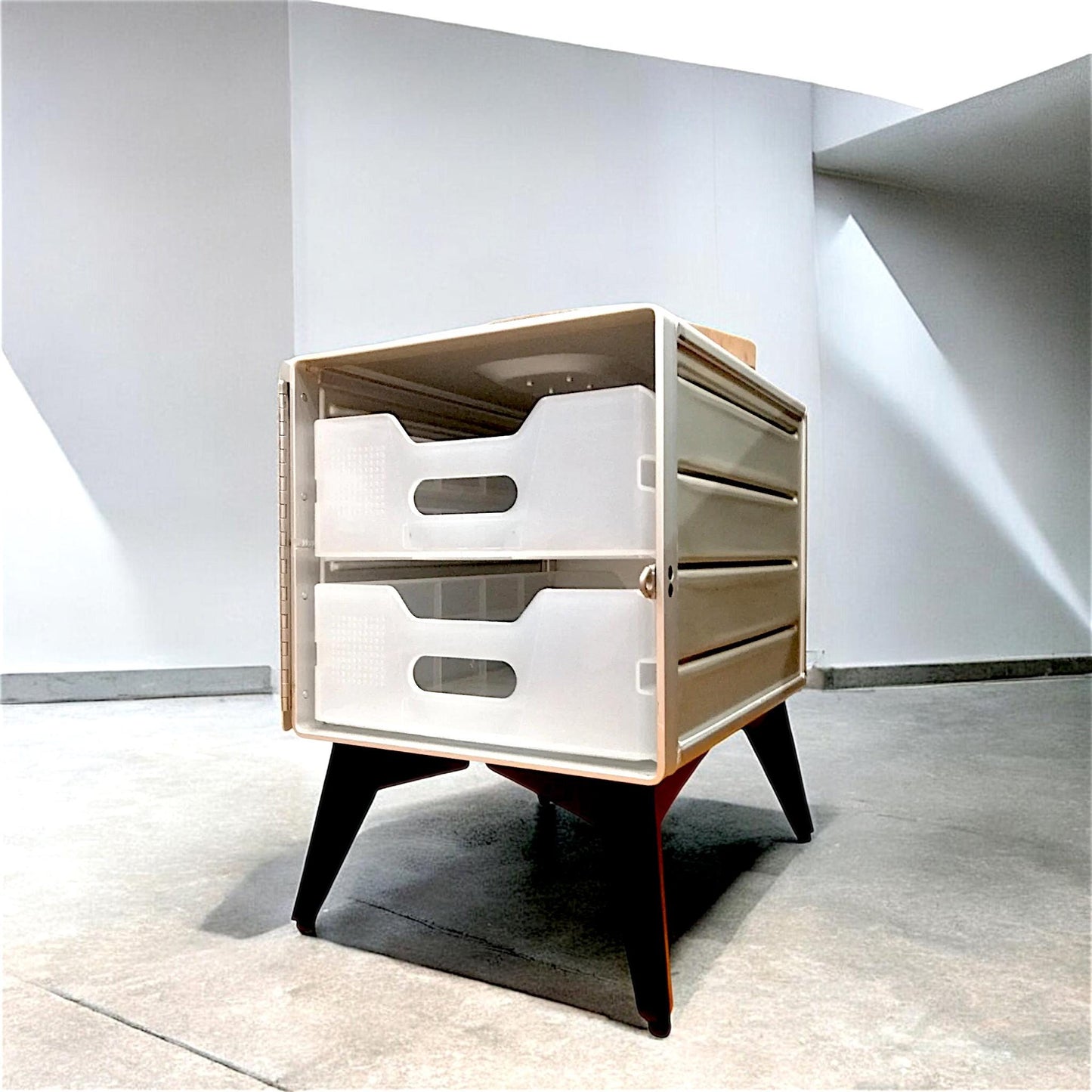 Brand New Airline Galley Side Table with Drawers