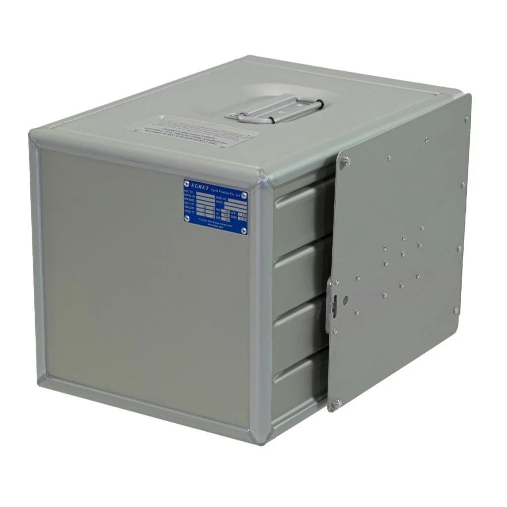 Brand New Airline Galley Side Table with Drawers