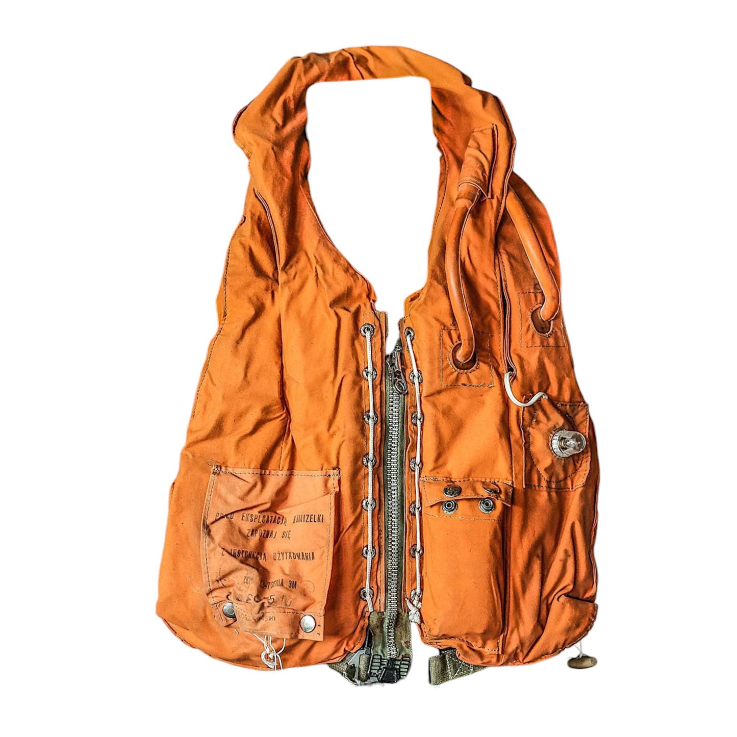 Vintage Military Pilots Life Vest Combat Aircraft Life Jacket MIG-29 SU-22 TS-11 Iskra