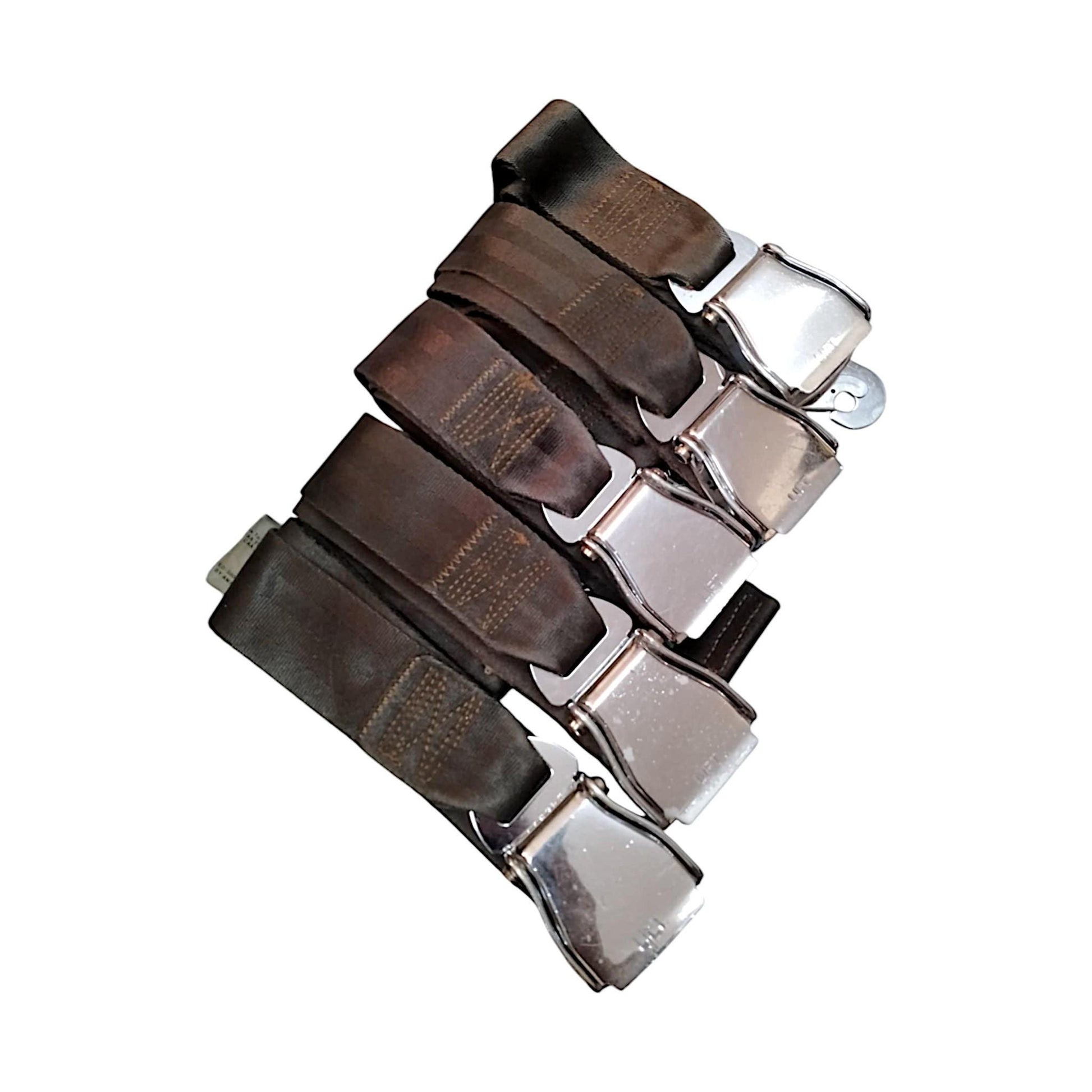 Set of 5 Authentic Aircraft Seat Belts Boeing 747 Virgin Atlantic G-VXLG
