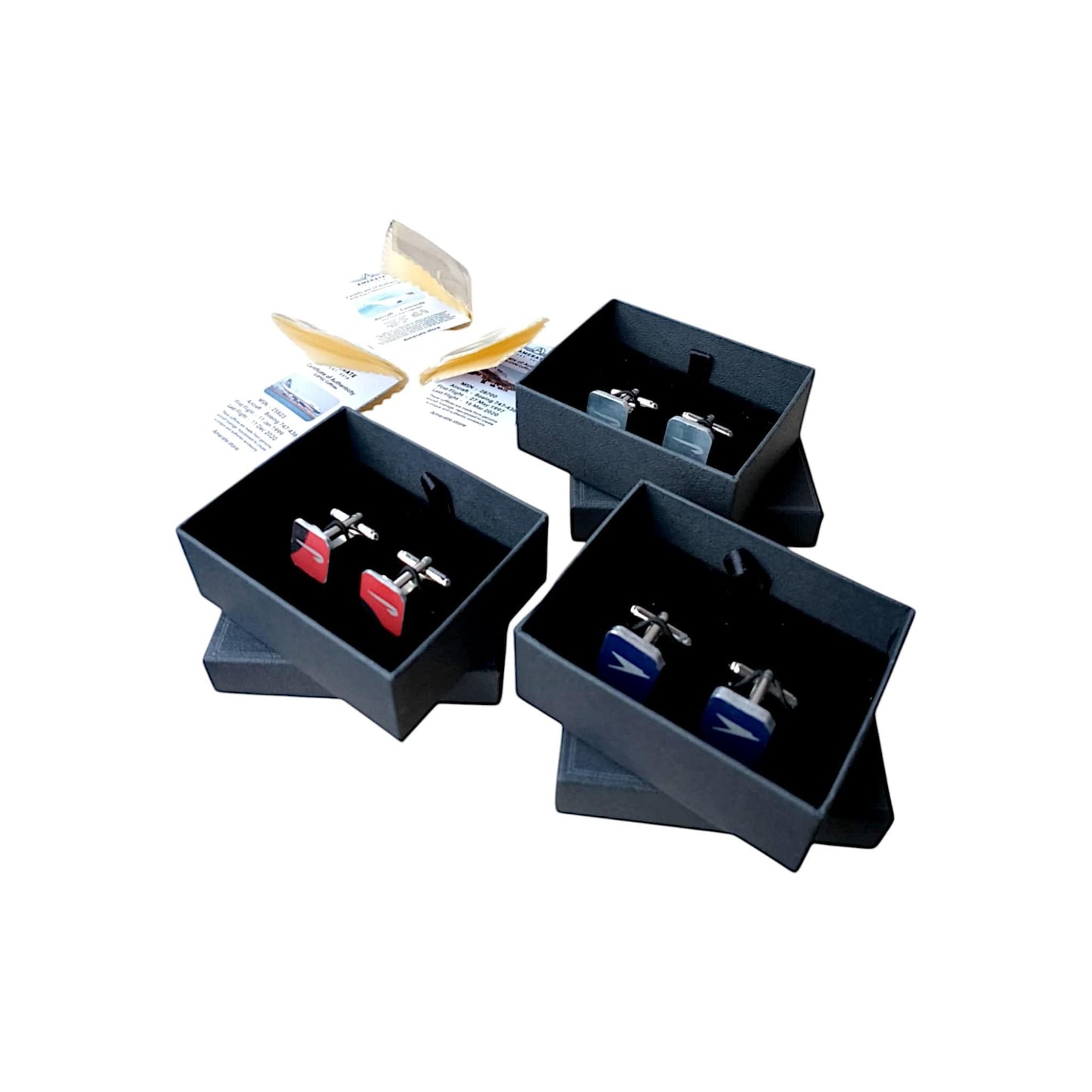 Authentic Aircraft Fuselage Cufflinks | Boeing 747 & Concorde British Airways | Limited AMERATE Edition | Choose Aircraft Registration