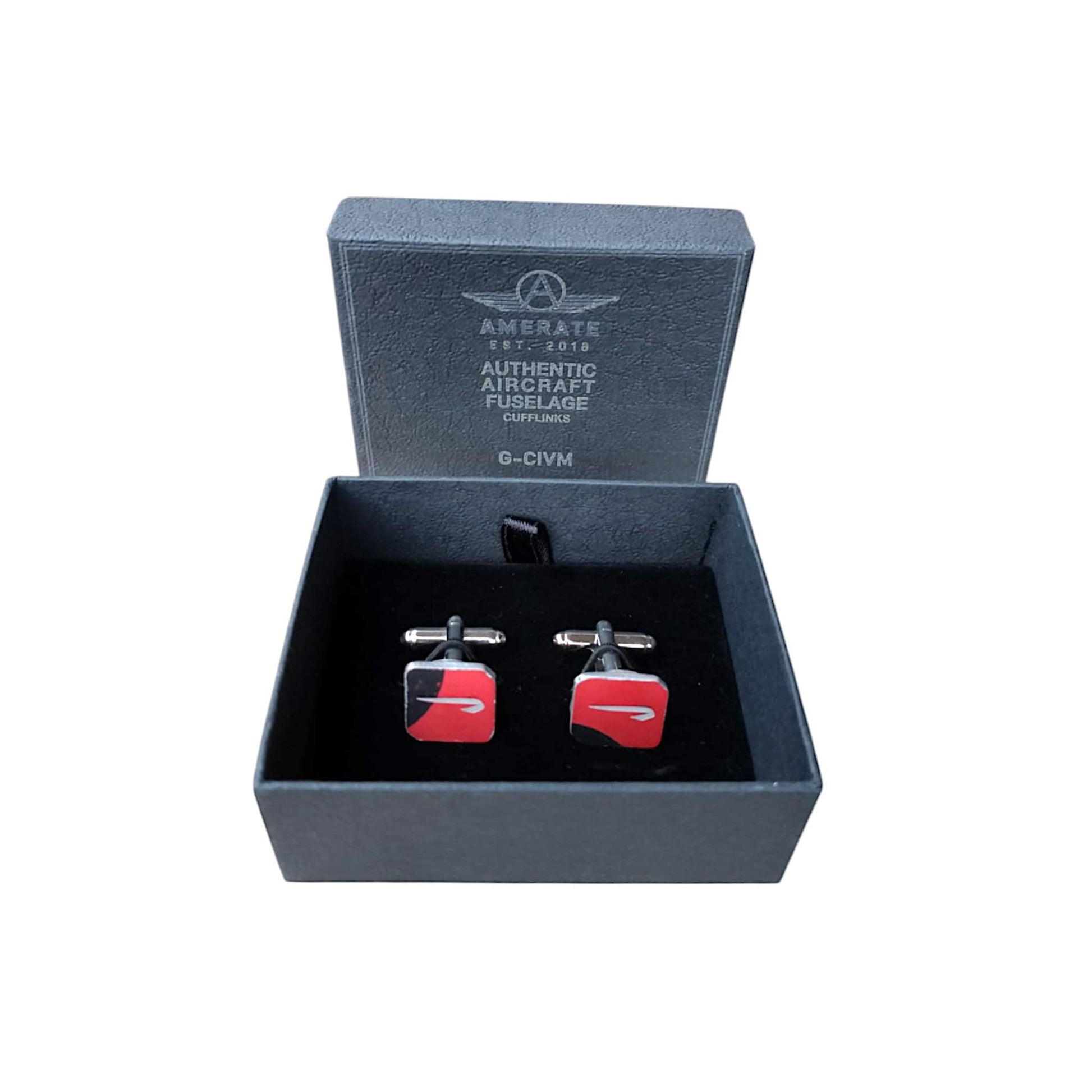Authentic Aircraft Fuselage Cufflinks | Boeing 747 & Concorde British Airways | Limited AMERATE Edition | Choose Aircraft Registration