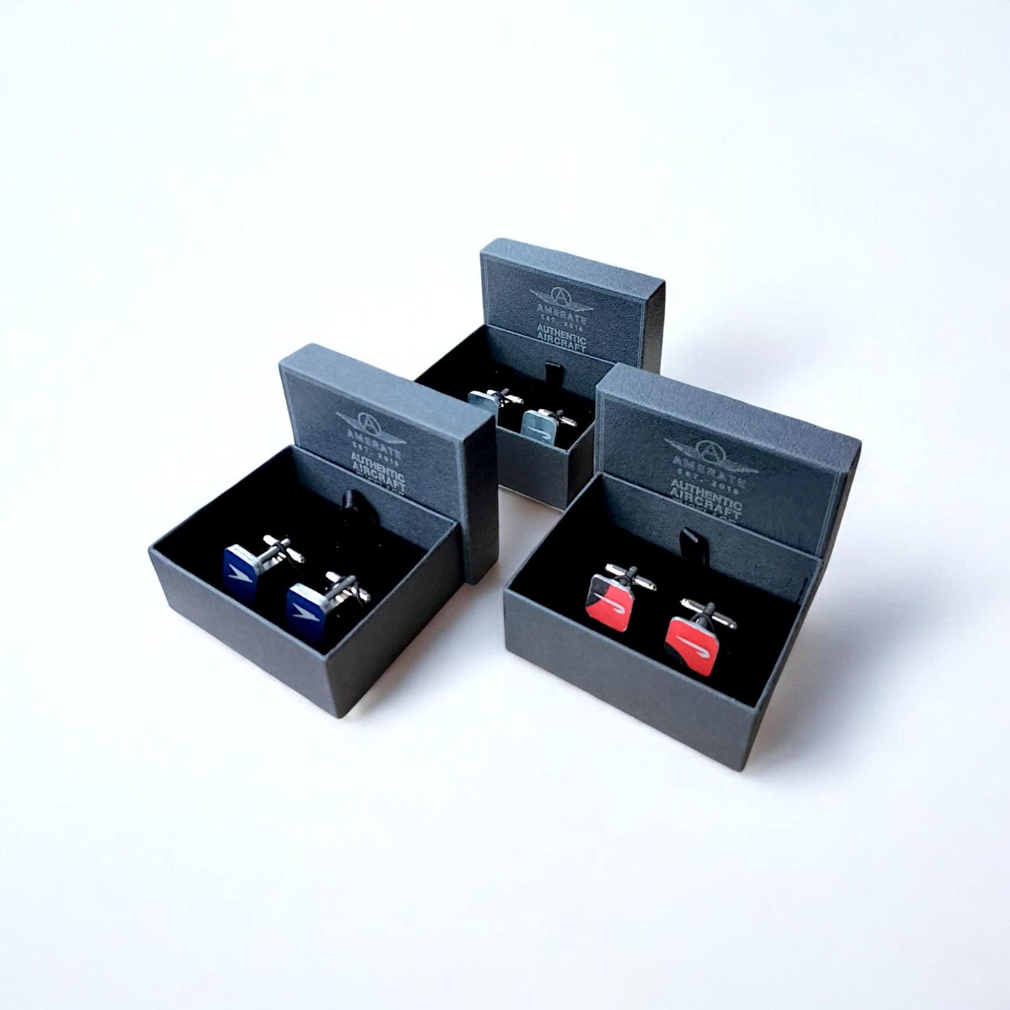 Authentic Aircraft Fuselage Cufflinks | Boeing 747 & Concorde British Airways | Limited AMERATE Edition | Choose Aircraft Registration
