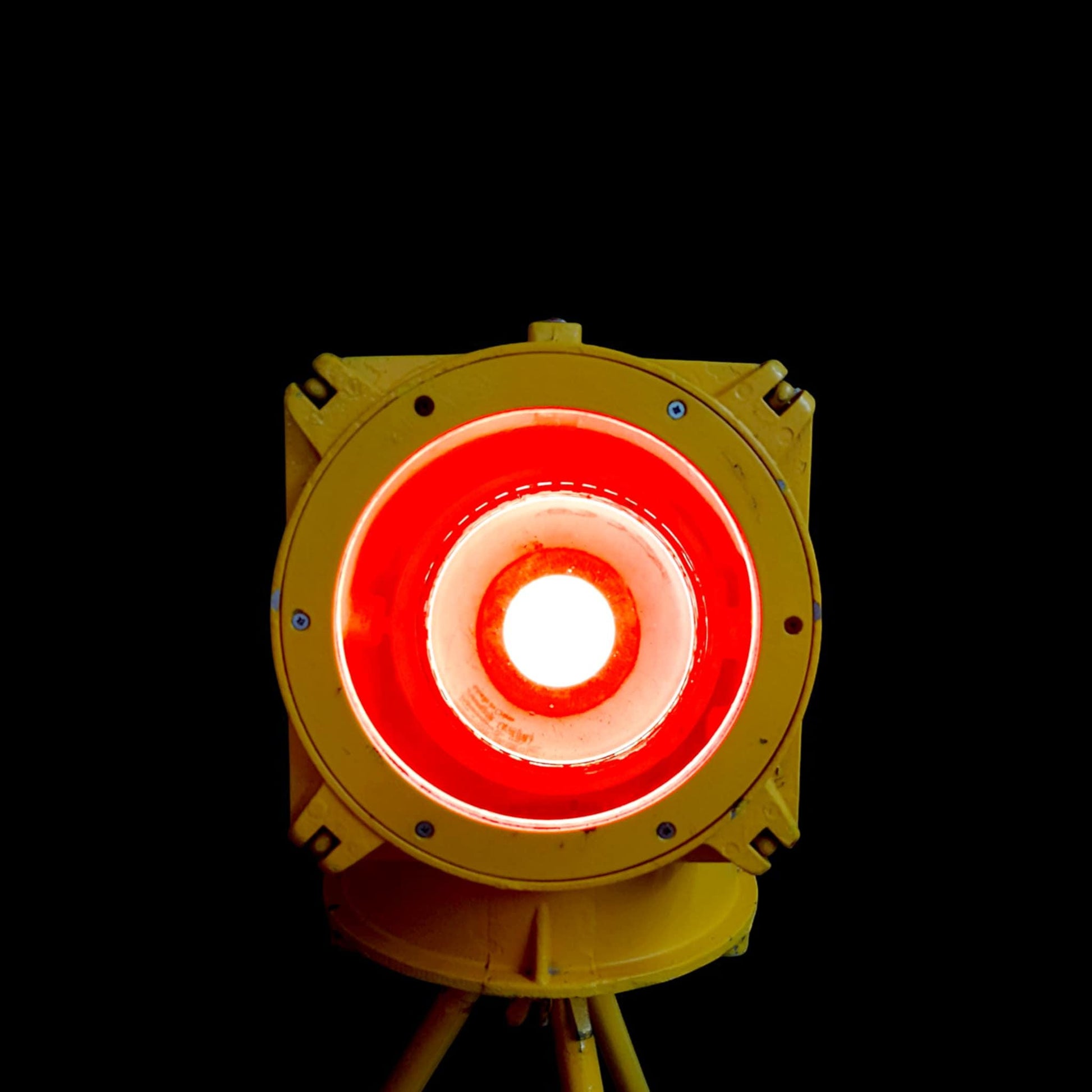 Vintage Soviet Airport Light – Industrial Aviation Lamp, USSR 1960s–70s, Rare Aviation Decor