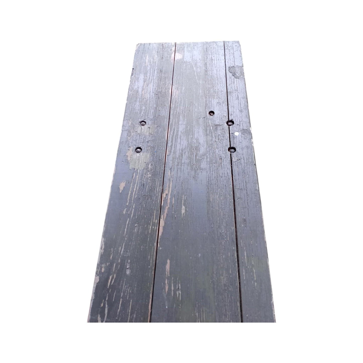 1960s Military Field Folding Bench Vintage Industrial Wood & Steel Seating