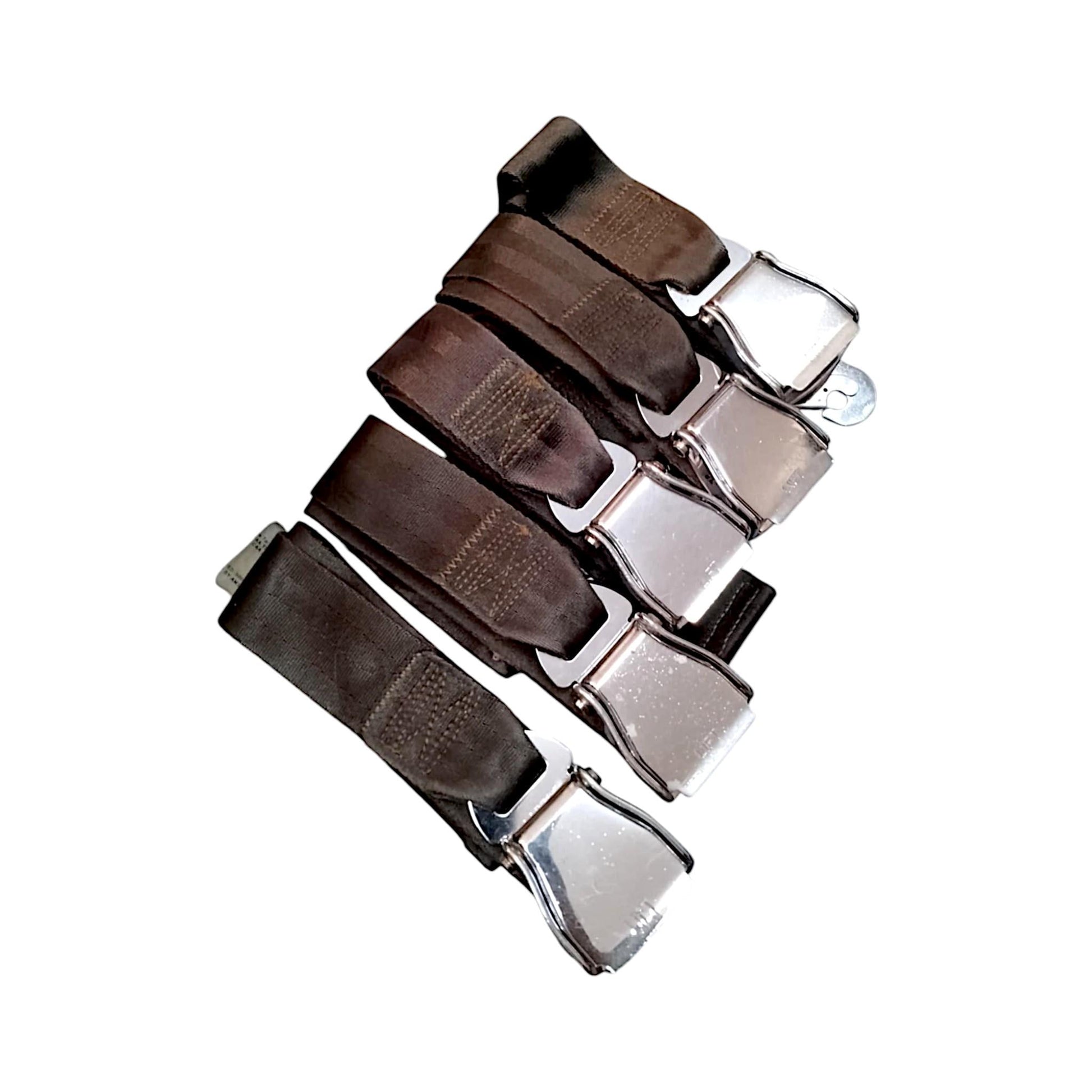 Set of 5 Authentic Aircraft Seat Belts Boeing 747 Virgin Atlantic G-VXLG