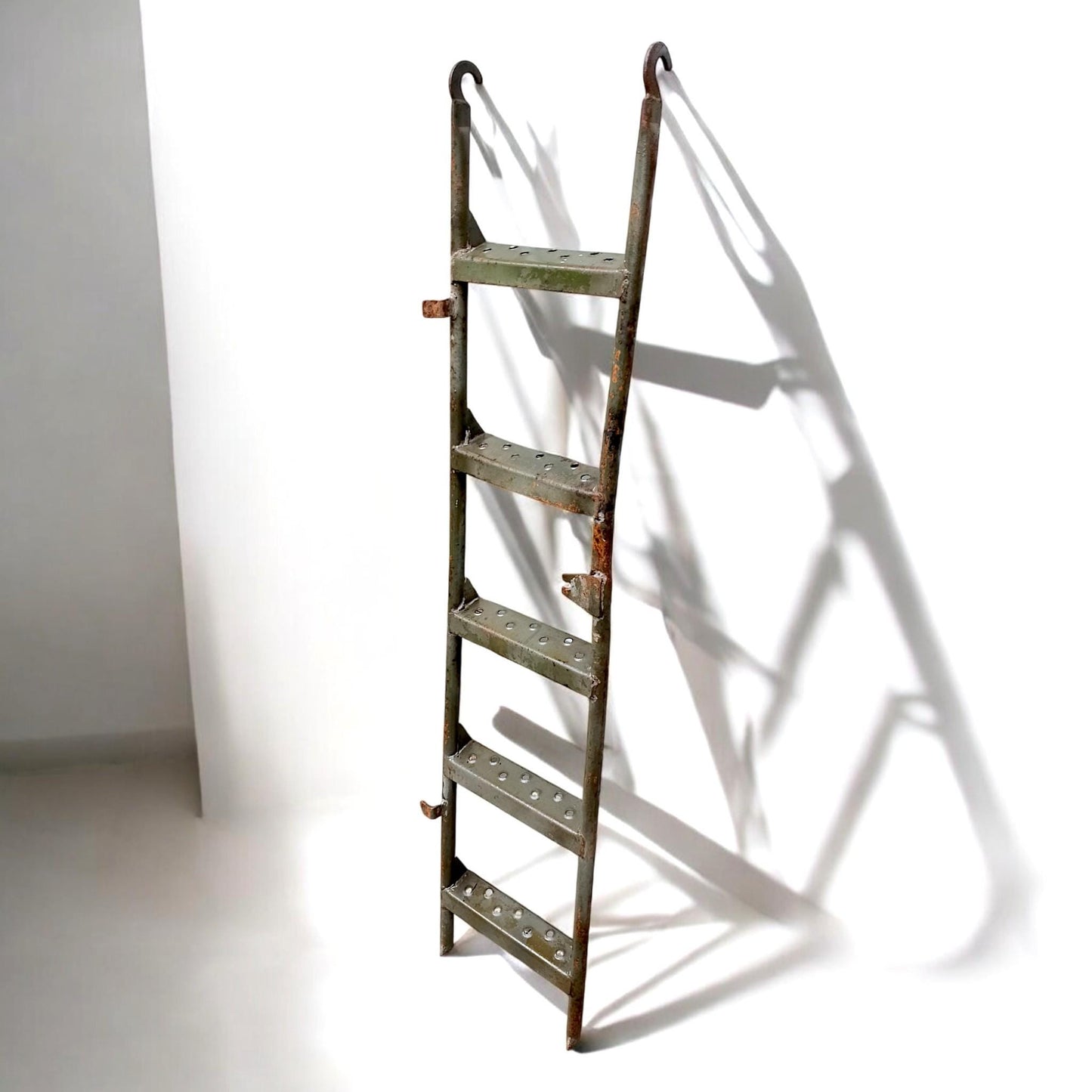 Original Military Aircraft Ladder Industrial Home Rack Aviation Vintage Hanger