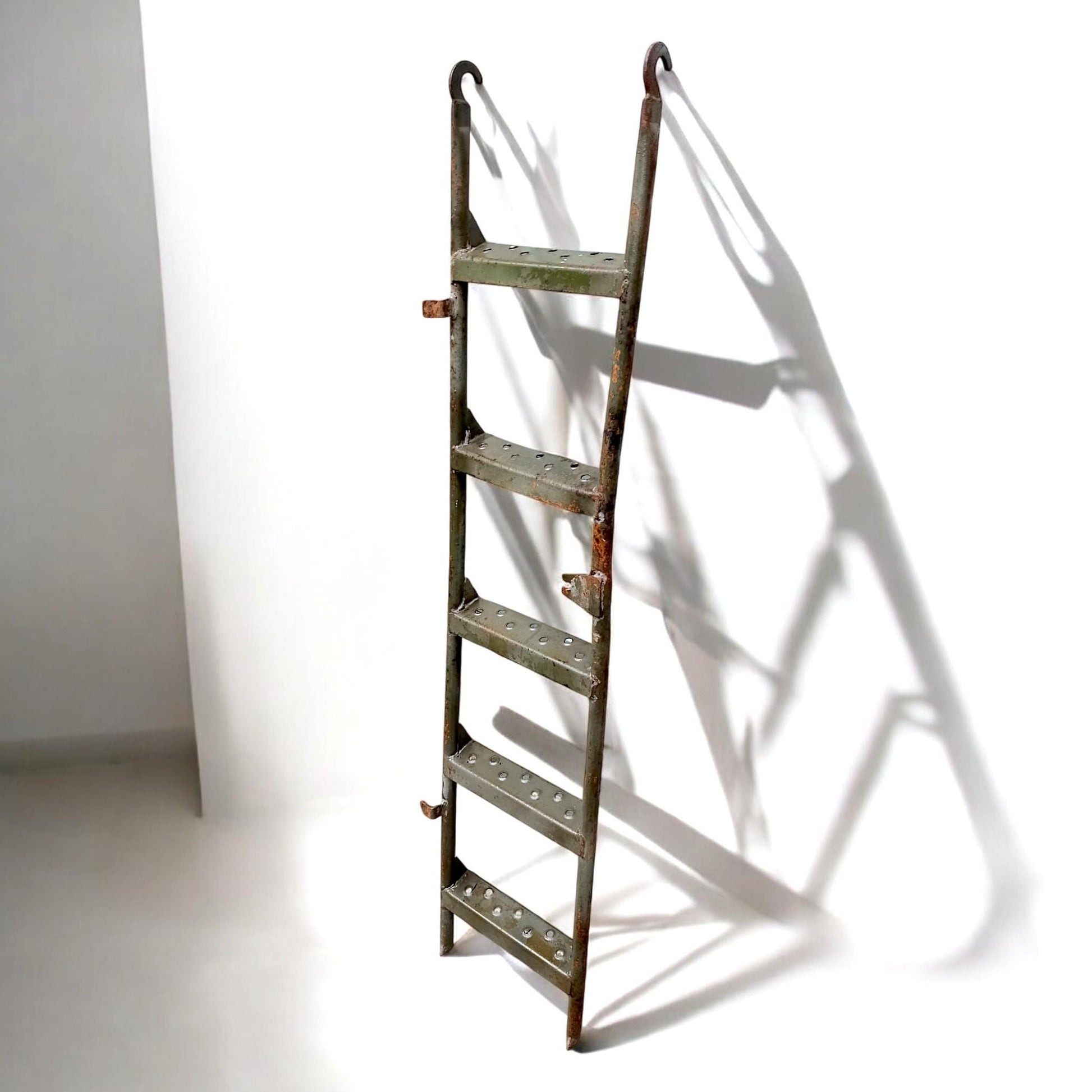 Original Military Aircraft Ladder Industrial Home Rack Aviation Vintage Hanger