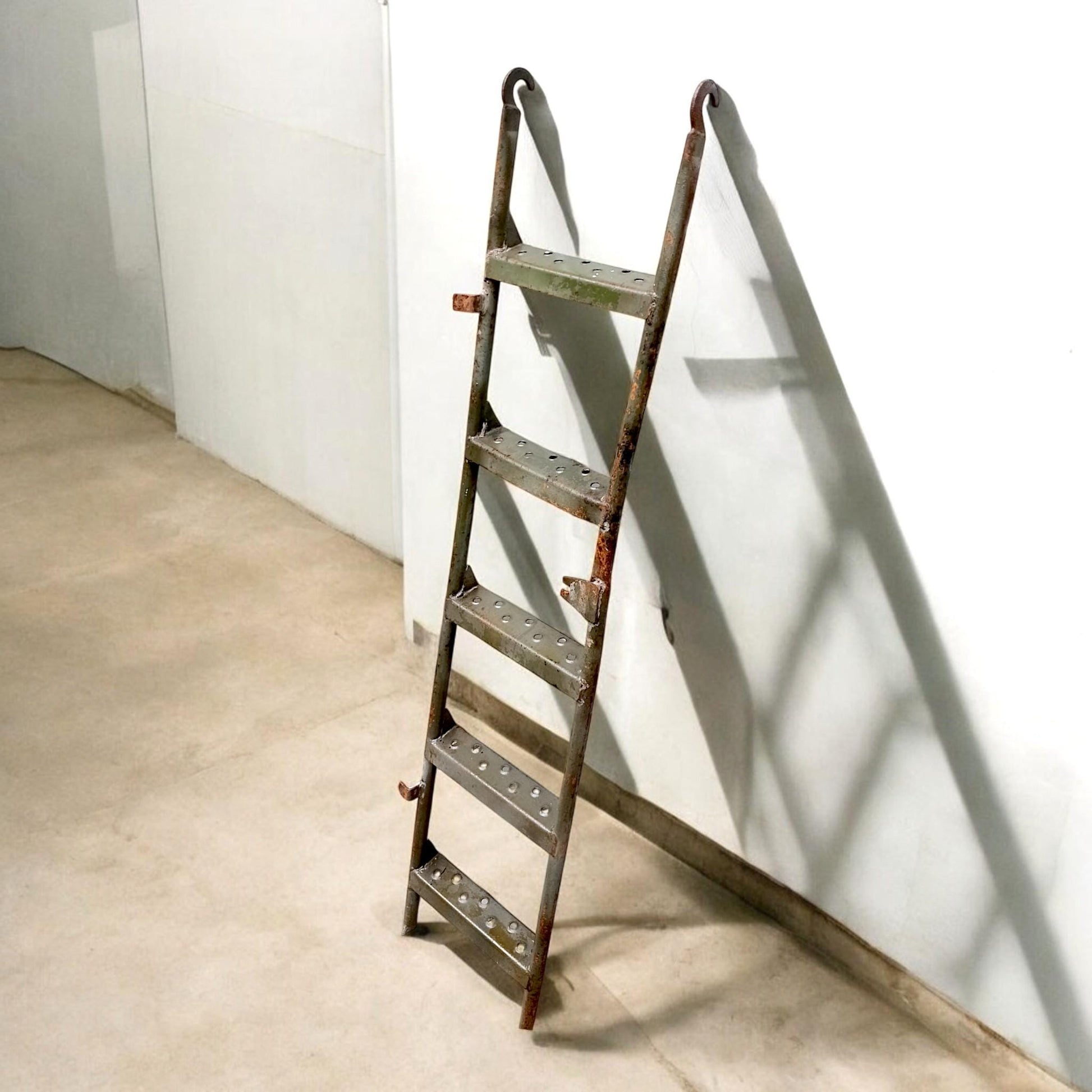 Original Military Aircraft Ladder Industrial Home Rack Aviation Vintage Hanger