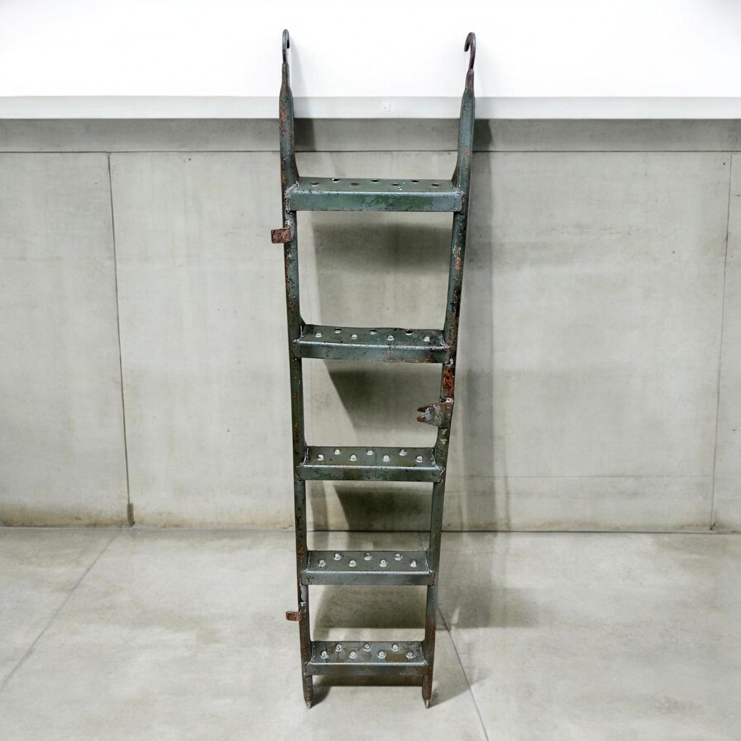 Original Military Aircraft Ladder Industrial Home Rack Aviation Vintage Hanger