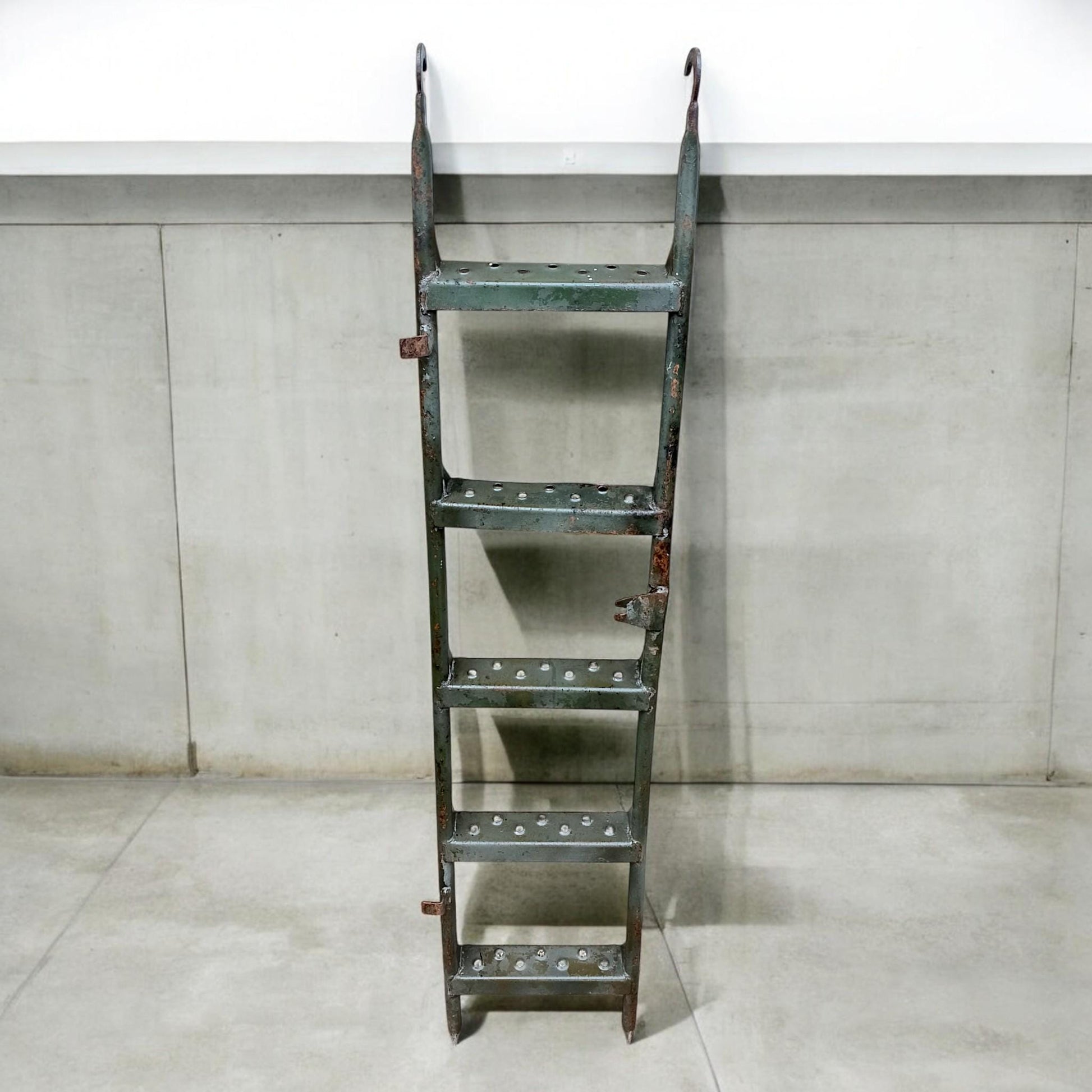 Original Military Aircraft Ladder Industrial Home Rack Aviation Vintage Hanger