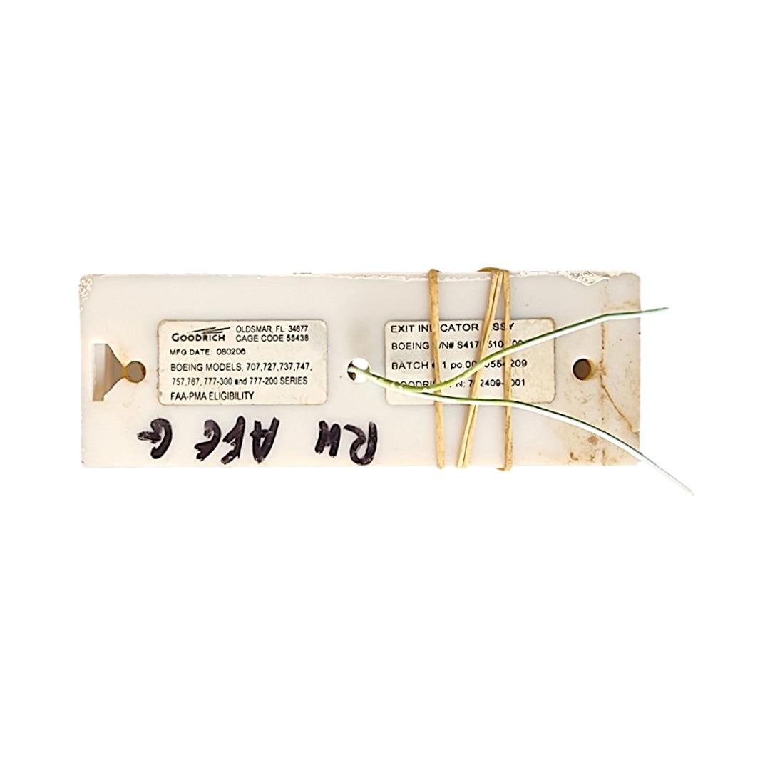 Boeing 757 Authentic EXIT Illuminated Sign - Air Transat | Ryan International | Jet2 (G-LSAC) | 707 727 737 747 767 777