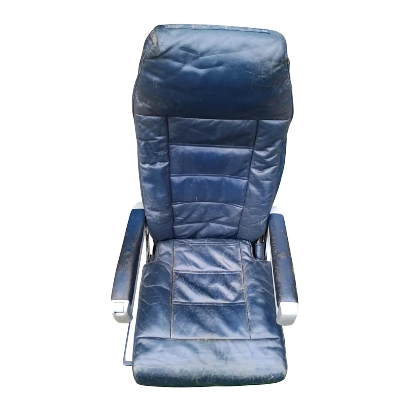 Bombardier Dash-8 Aircraft Office Chair – Vintage Aviation Furniture – Upcycled Airline Seat – Industrial Decor