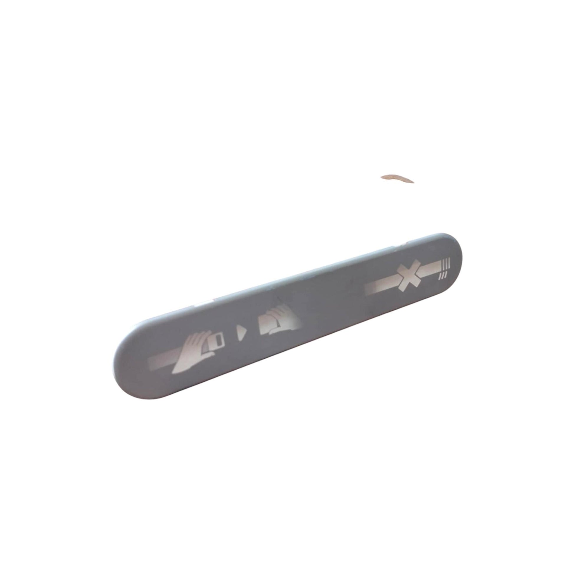 Airbus A330 A340 Seatbelt No Smoking Sign Lens – Original PSU Panel Cover – Upcycling Aircraft Part