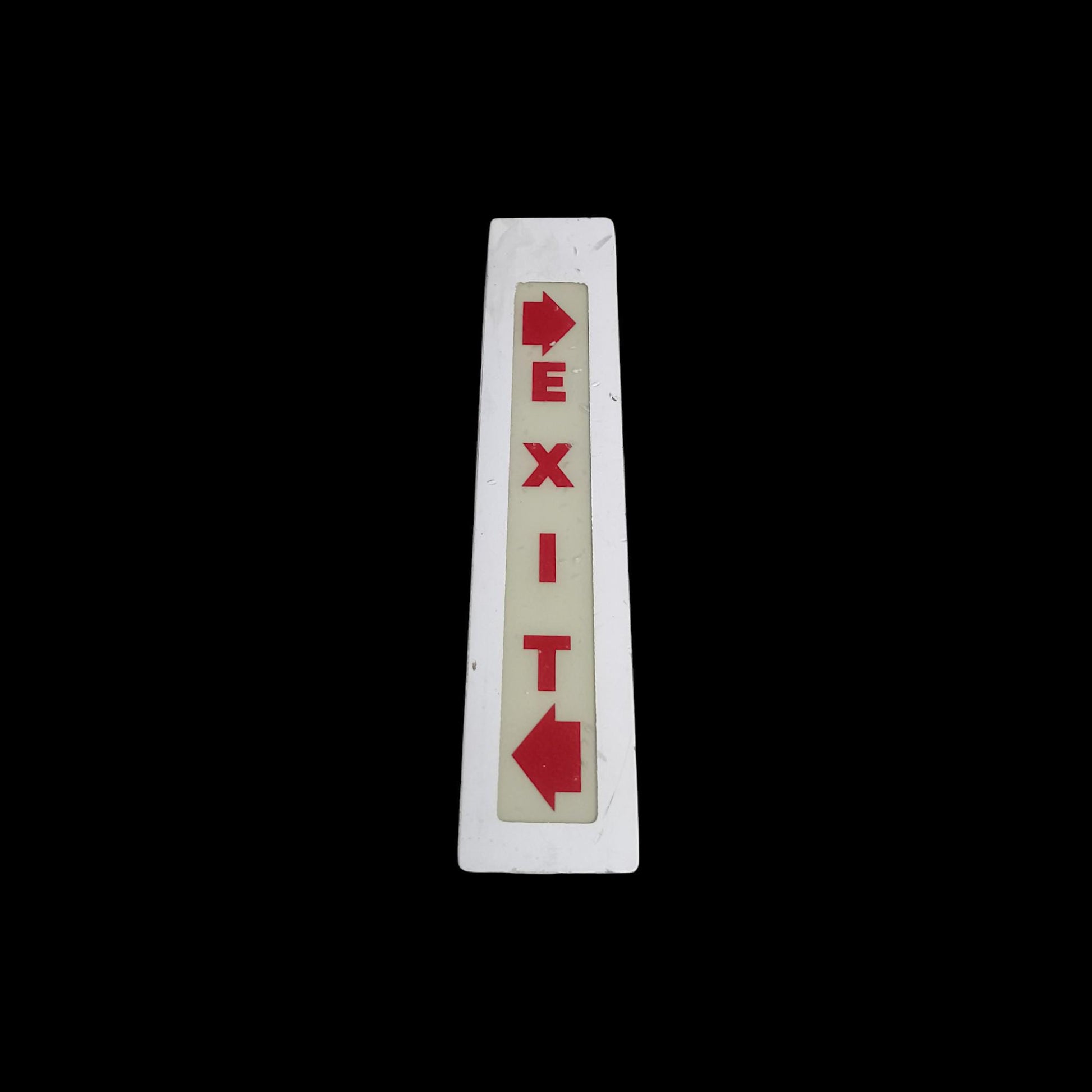 Vintage Aircraft EXIT Sign Fokker 50