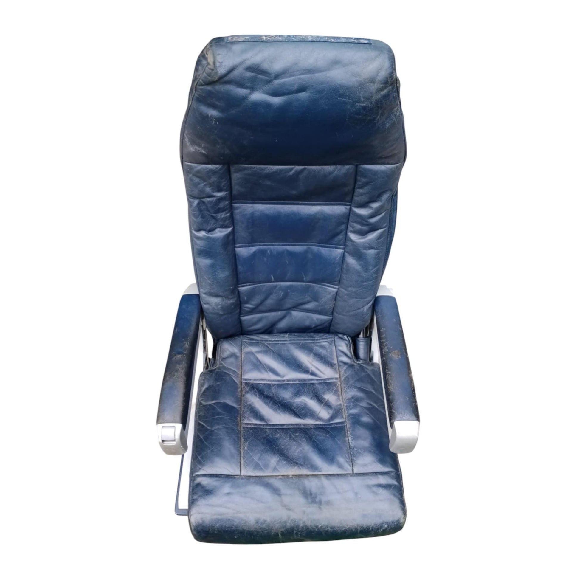 Bombardier Dash-8 Aircraft Office Chair – Vintage Aviation Furniture – Upcycled Airline Seat – Industrial Decor