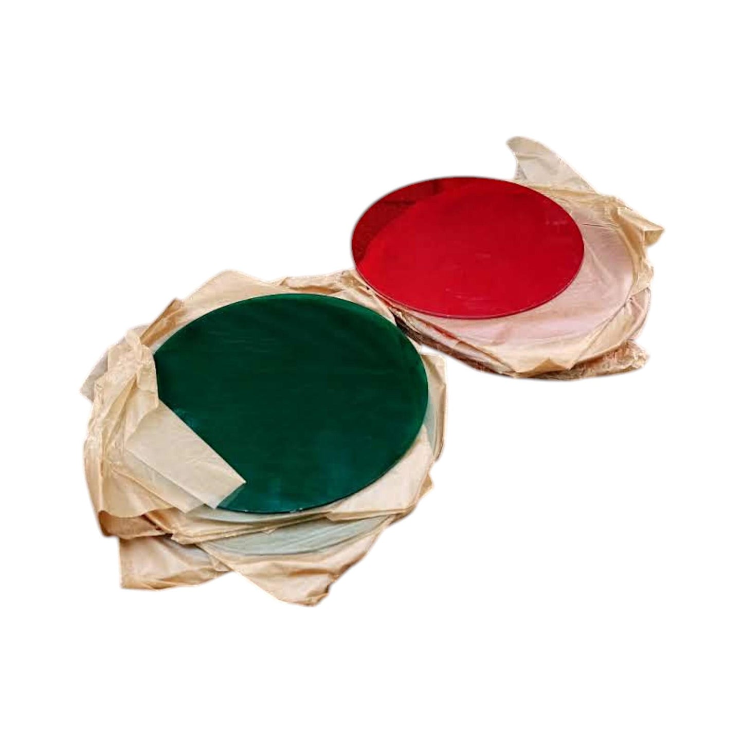Vintage Soviet Airfield Light Lens | Red or Green Glass | NOS Military Runway Lighting | 1960s-70s Aviation Decor Military Airport