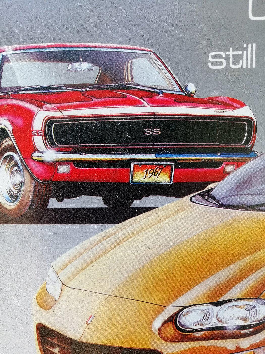 Vintage Chevrolet Camaro Metal Sign 1998 Advertising Plaque Garage Man Cave Wall Decor USA Muscle Car Retro Art