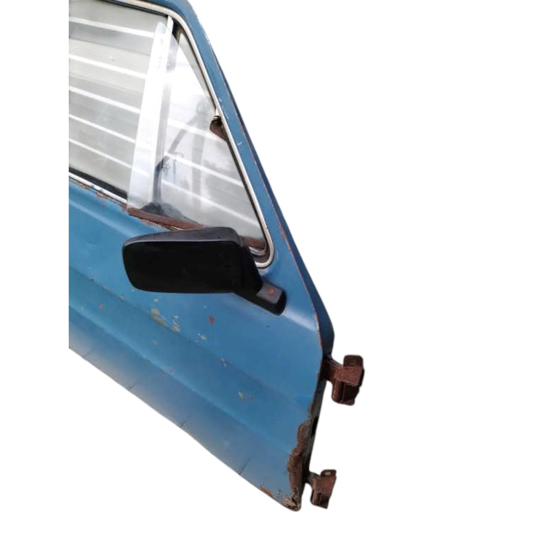 Vintage Fiat 126p Driver's Side Door | Original Classic Car Decor | Garage Wall Art | Upcycling Project | Automobilia | Old Classic Car