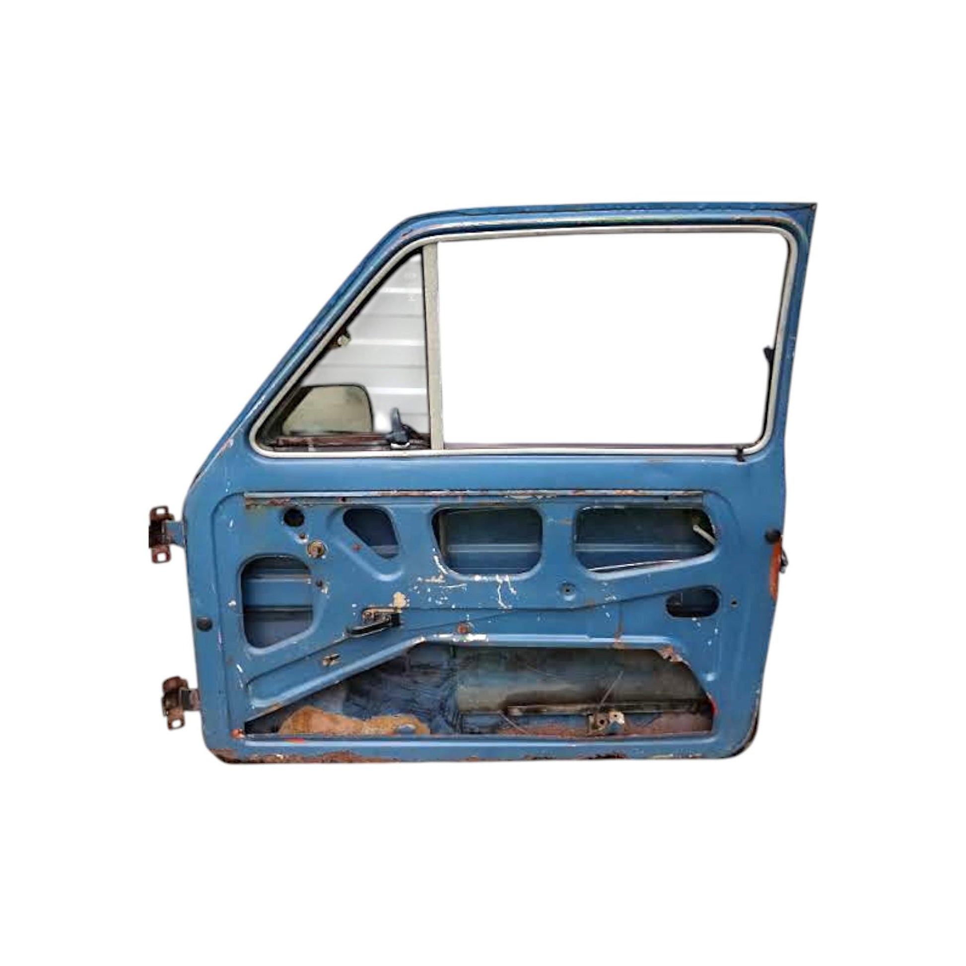 Vintage Fiat 126p Driver's Side Door | Original Classic Car Decor | Garage Wall Art | Upcycling Project | Automobilia | Old Classic Car
